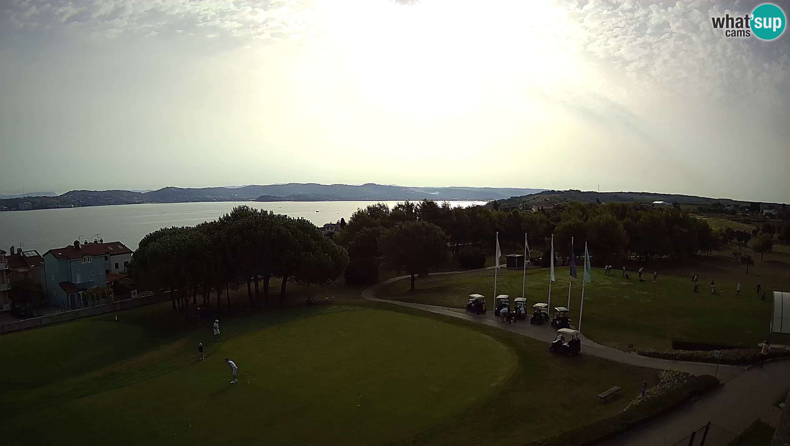 Golf Adriatique Webcam en direct Savudrija – Rezidencija Skiper – Istrie – Croatie