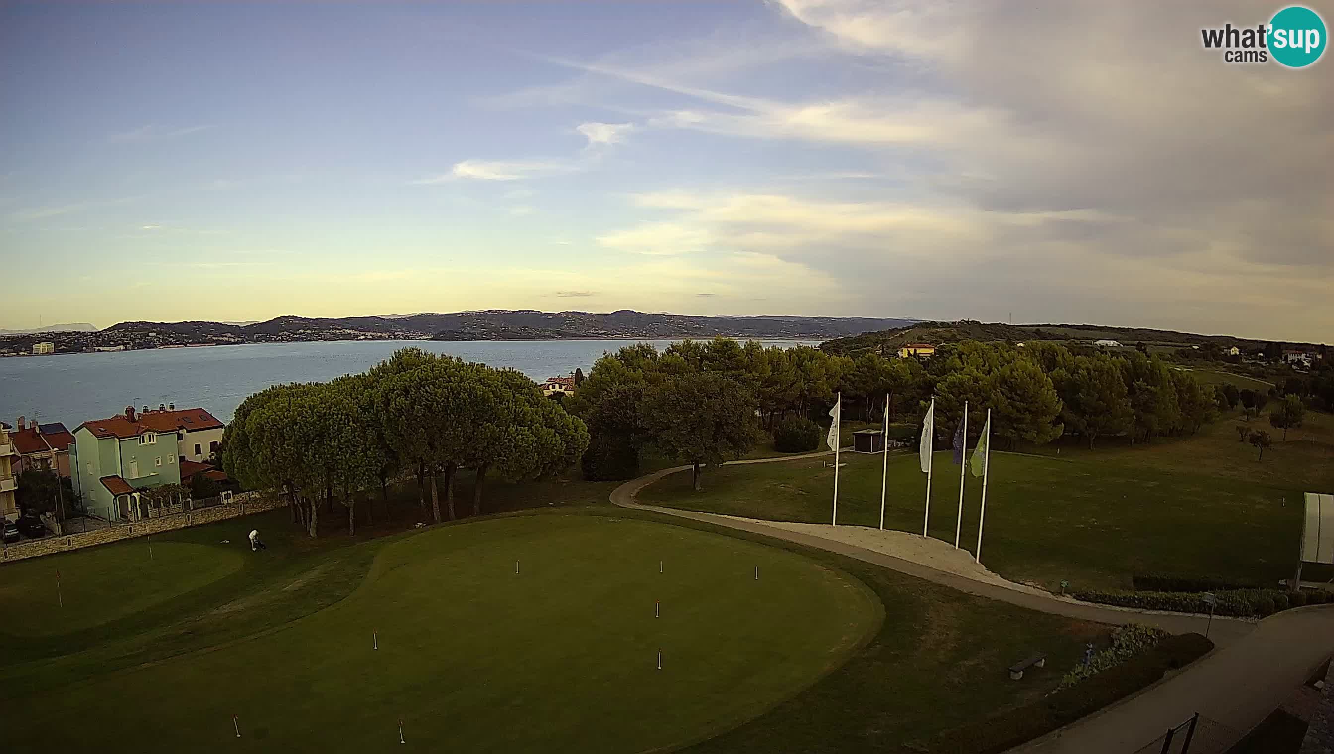 Golf Adriatique Webcam en direct Savudrija – Rezidencija Skiper – Istrie – Croatie