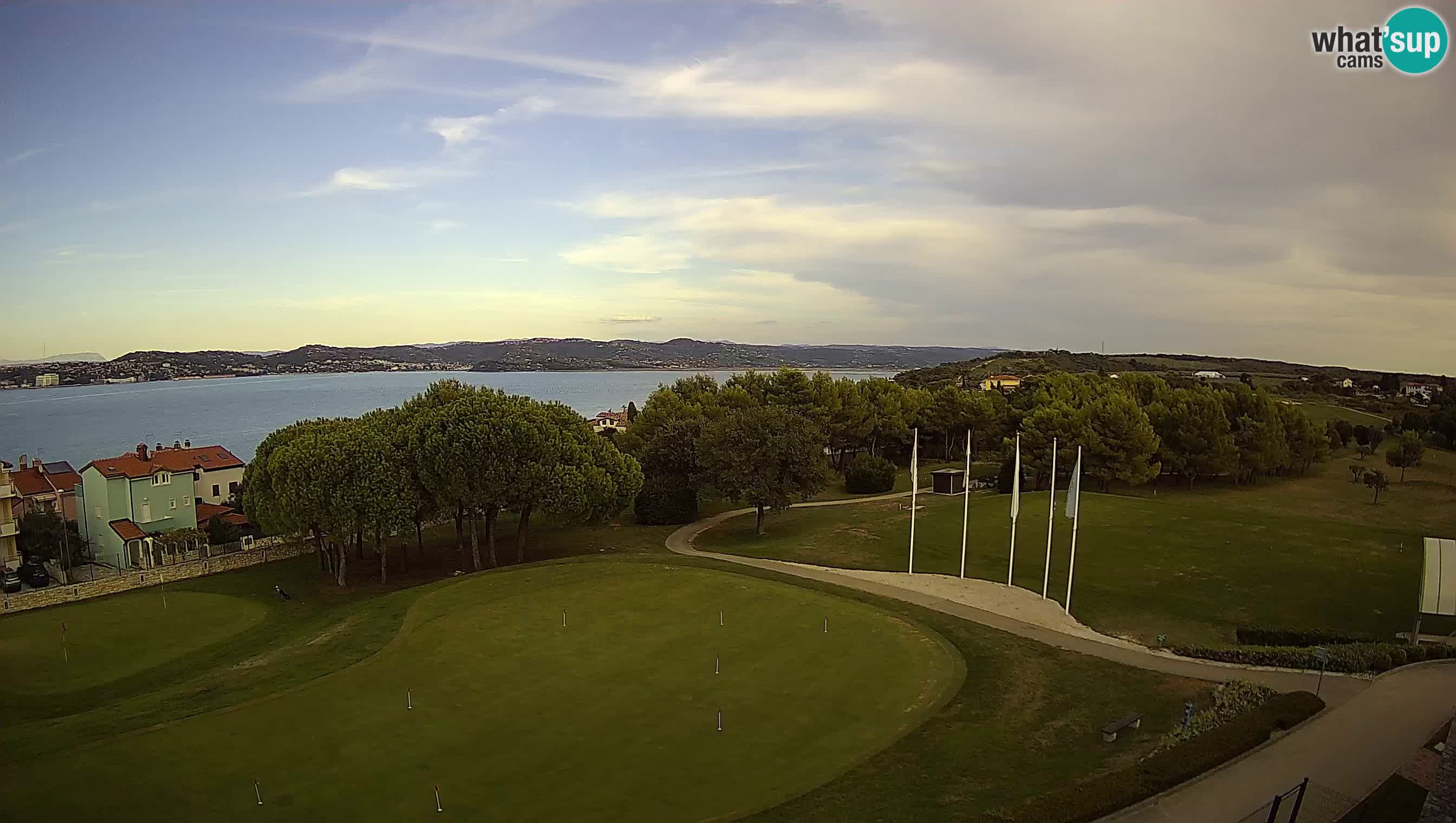 Golf Adriatique Webcam en direct Savudrija – Rezidencija Skiper – Istrie – Croatie