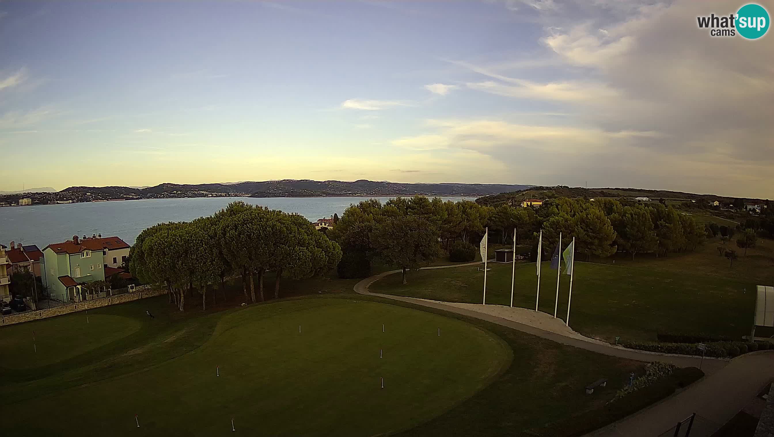 Golf Adriatique Webcam en direct Savudrija – Rezidencija Skiper – Istrie – Croatie