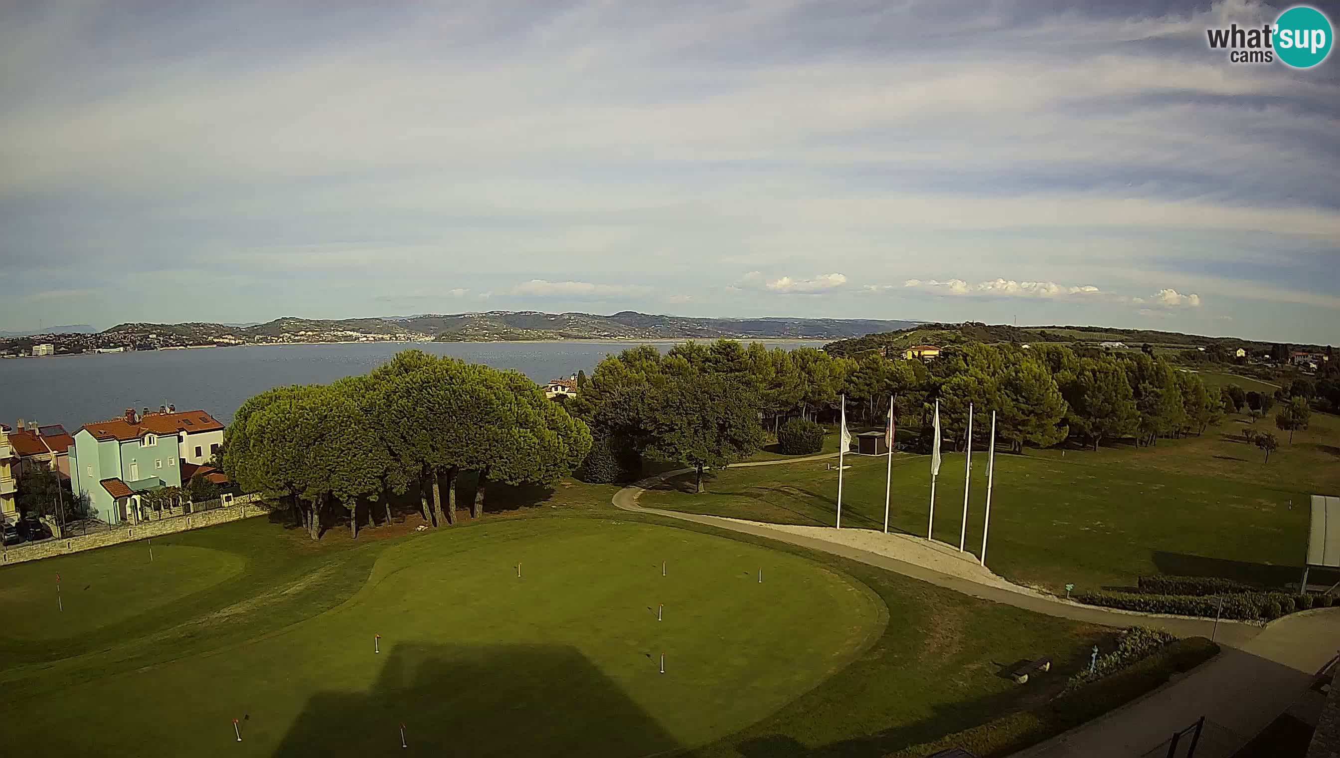 Golf Adriatique Webcam en direct Savudrija – Rezidencija Skiper – Istrie – Croatie