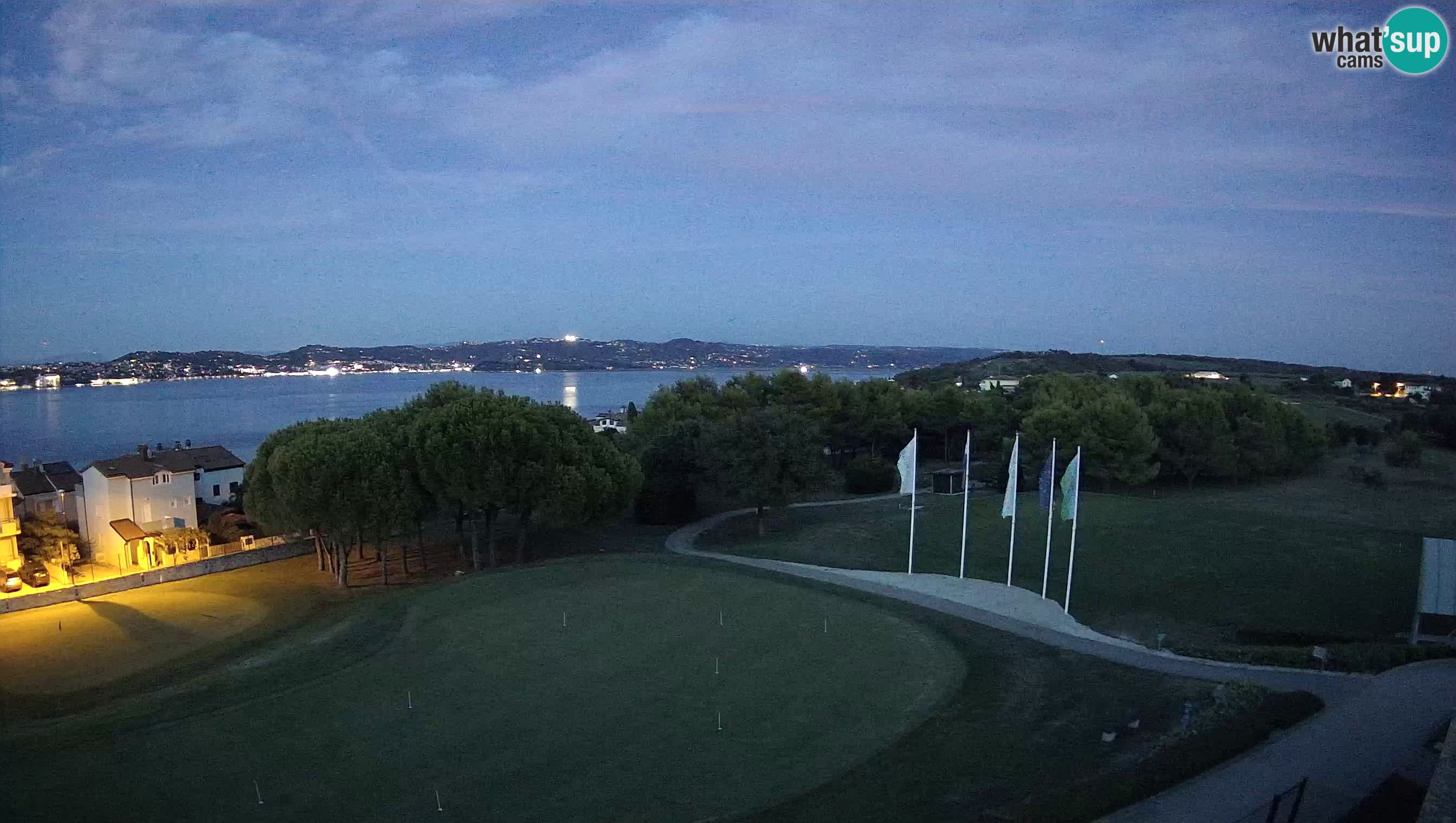 Golf Adriatique Webcam en direct Savudrija – Rezidencija Skiper – Istrie – Croatie