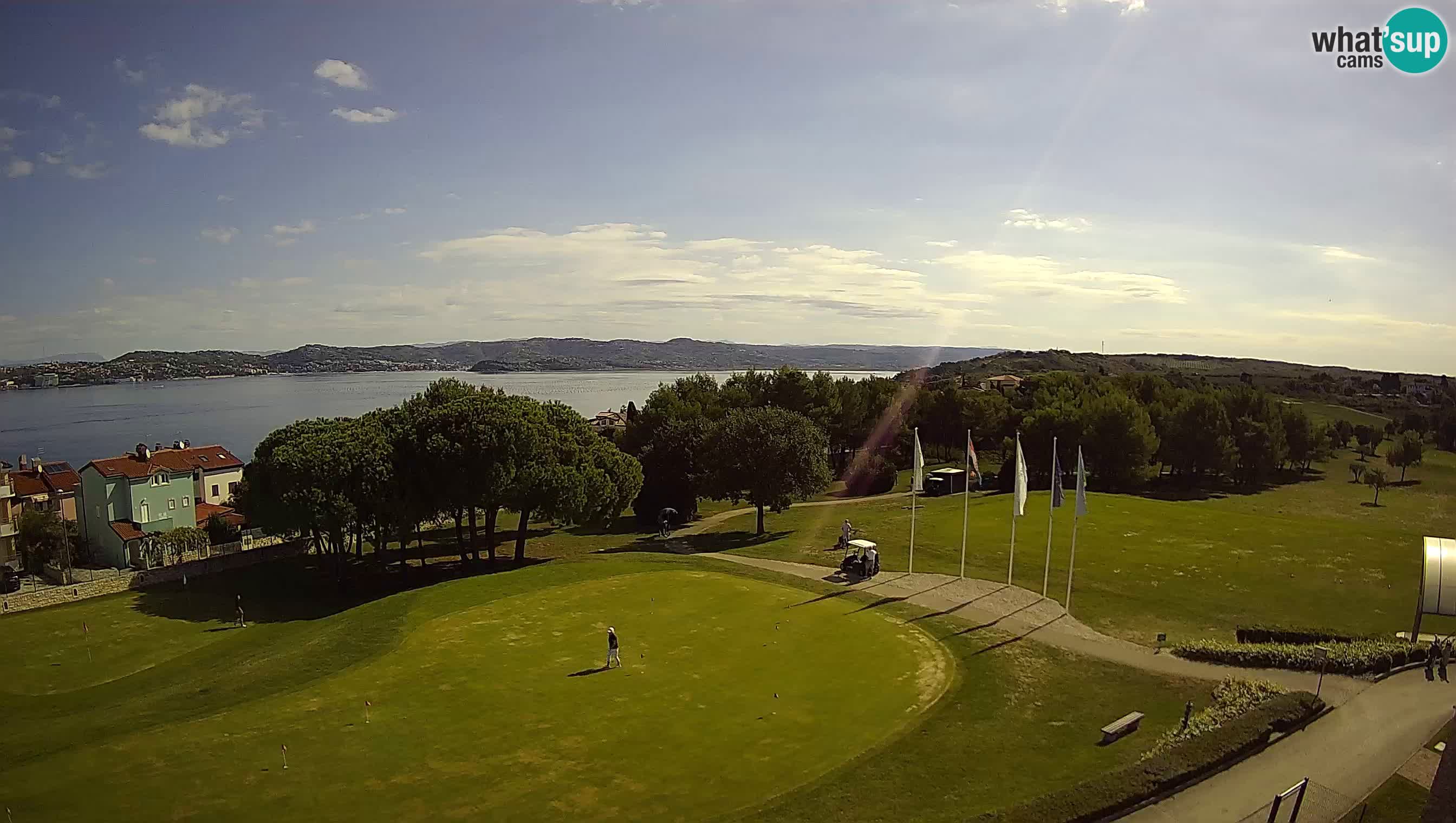Golf Adriatique Webcam en direct Savudrija – Rezidencija Skiper – Istrie – Croatie