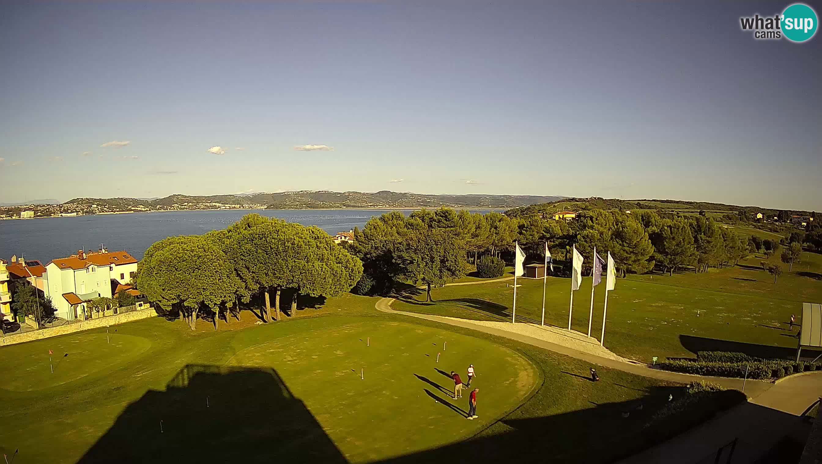 Golf Adriatique Webcam en direct Savudrija – Rezidencija Skiper – Istrie – Croatie