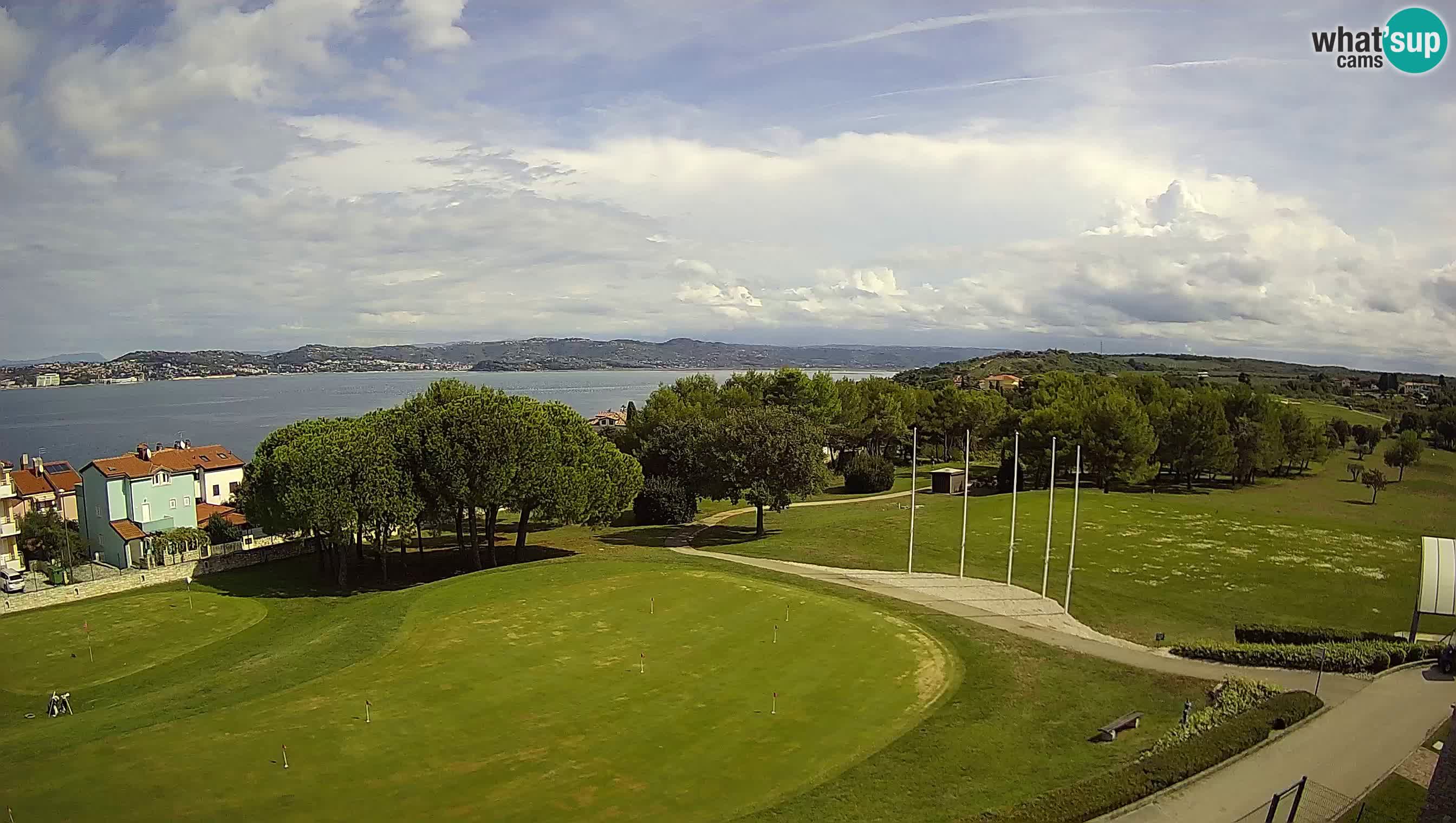 Golf Adriatique Webcam en direct Savudrija – Rezidencija Skiper – Istrie – Croatie
