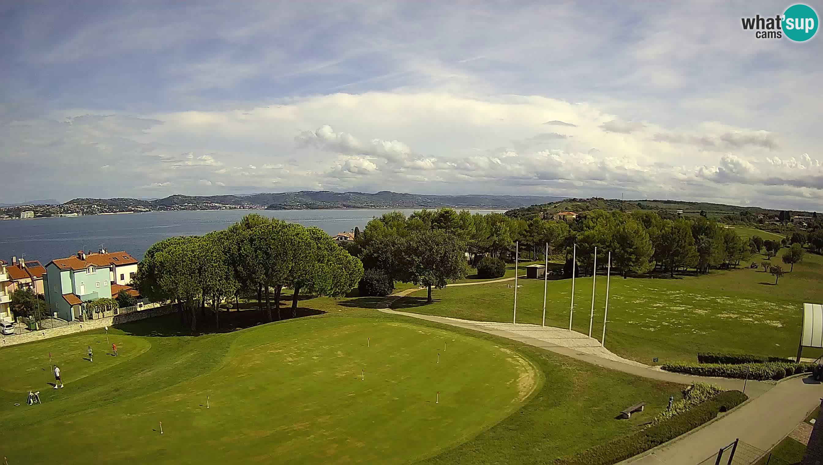 Golf Adriatique Webcam en direct Savudrija – Rezidencija Skiper – Istrie – Croatie