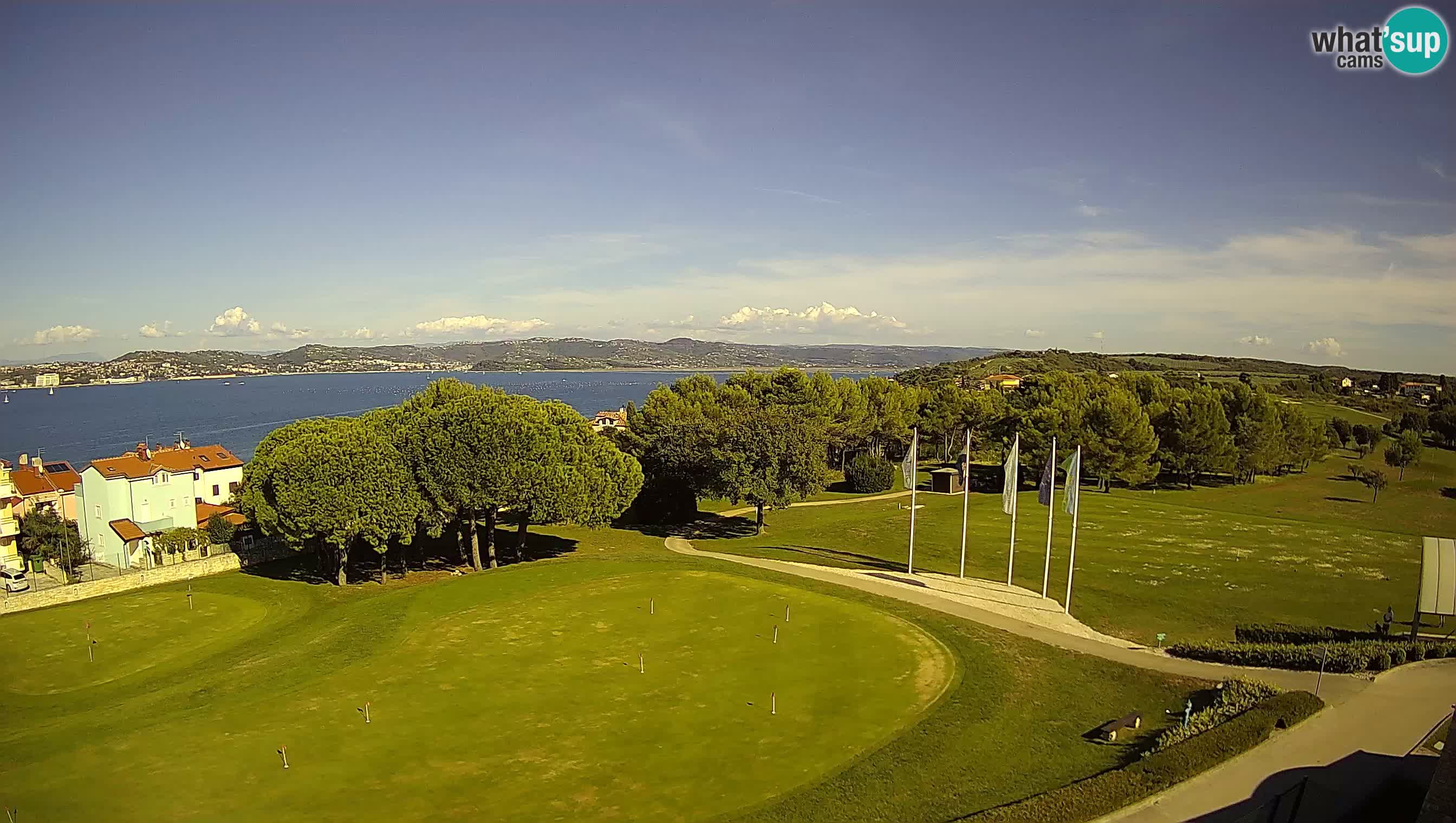 Golf Adriatique Webcam en direct Savudrija – Rezidencija Skiper – Istrie – Croatie