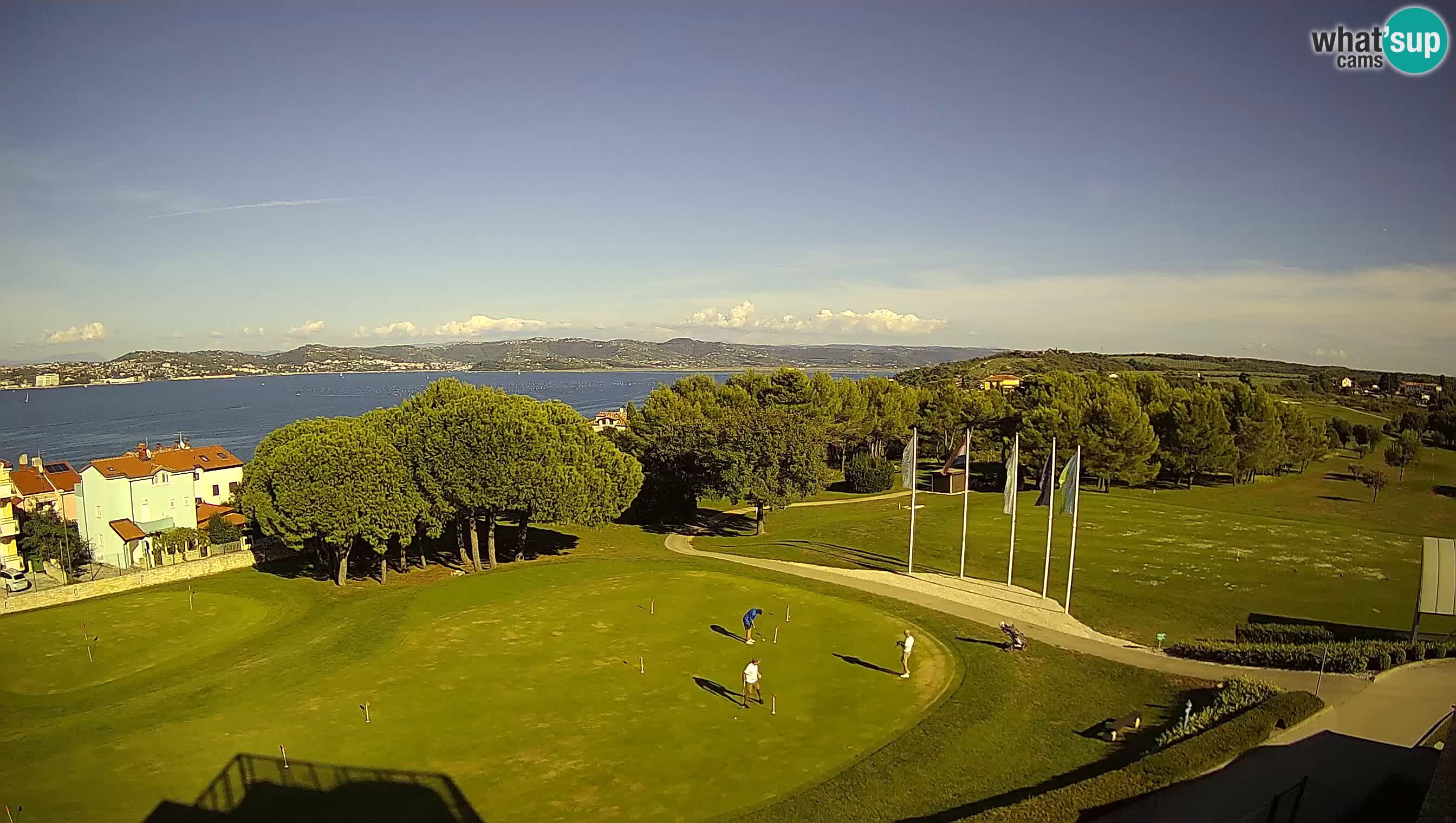 Golf Adriatique Webcam en direct Savudrija – Rezidencija Skiper – Istrie – Croatie