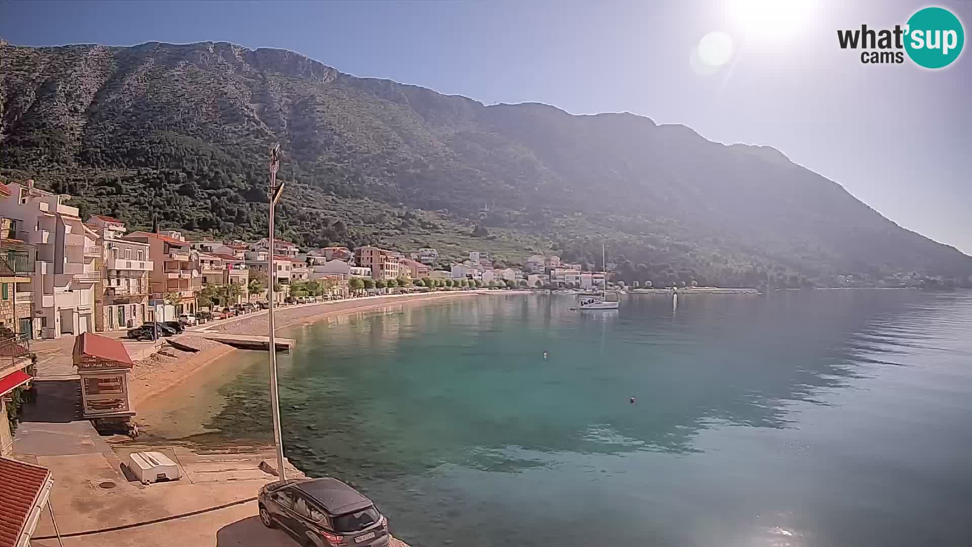 Spletna kamera Igrane – Osrednja plaža