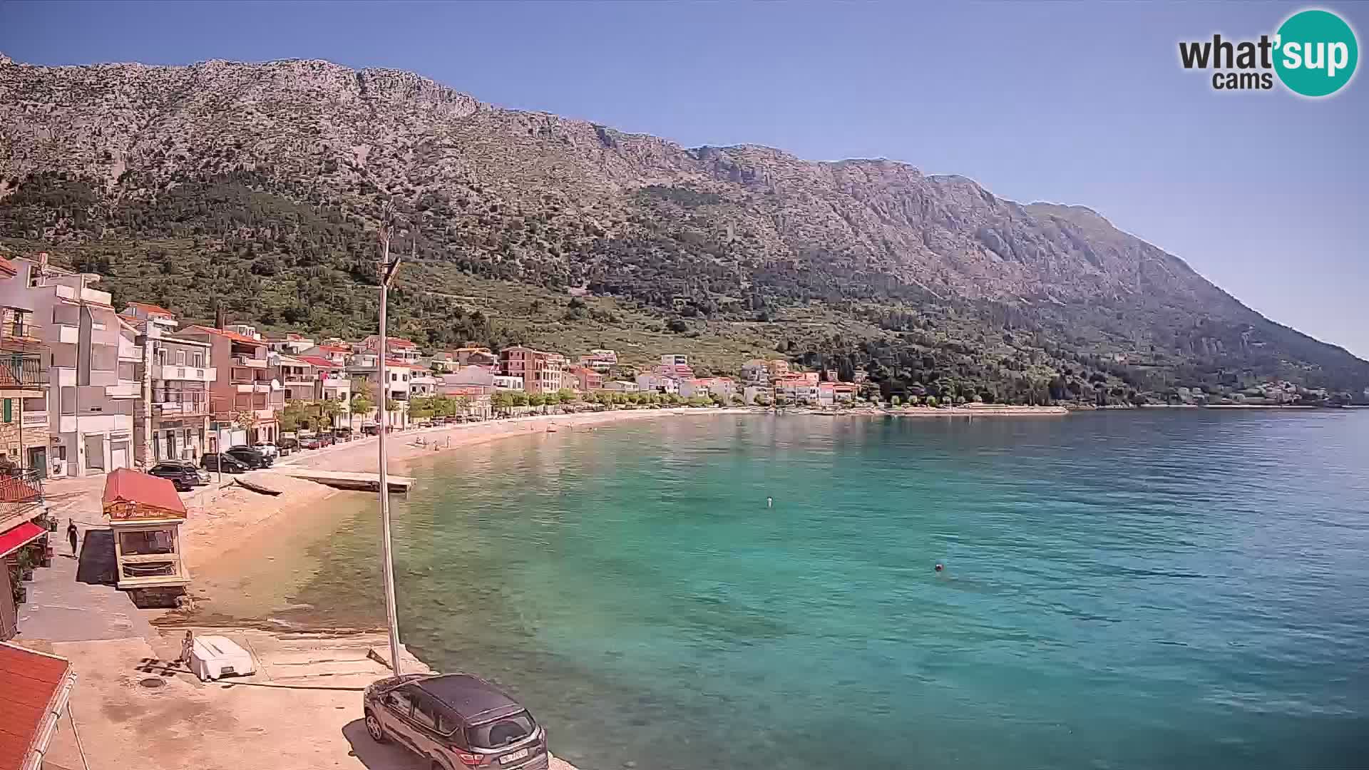 Spletna kamera Igrane – Osrednja plaža