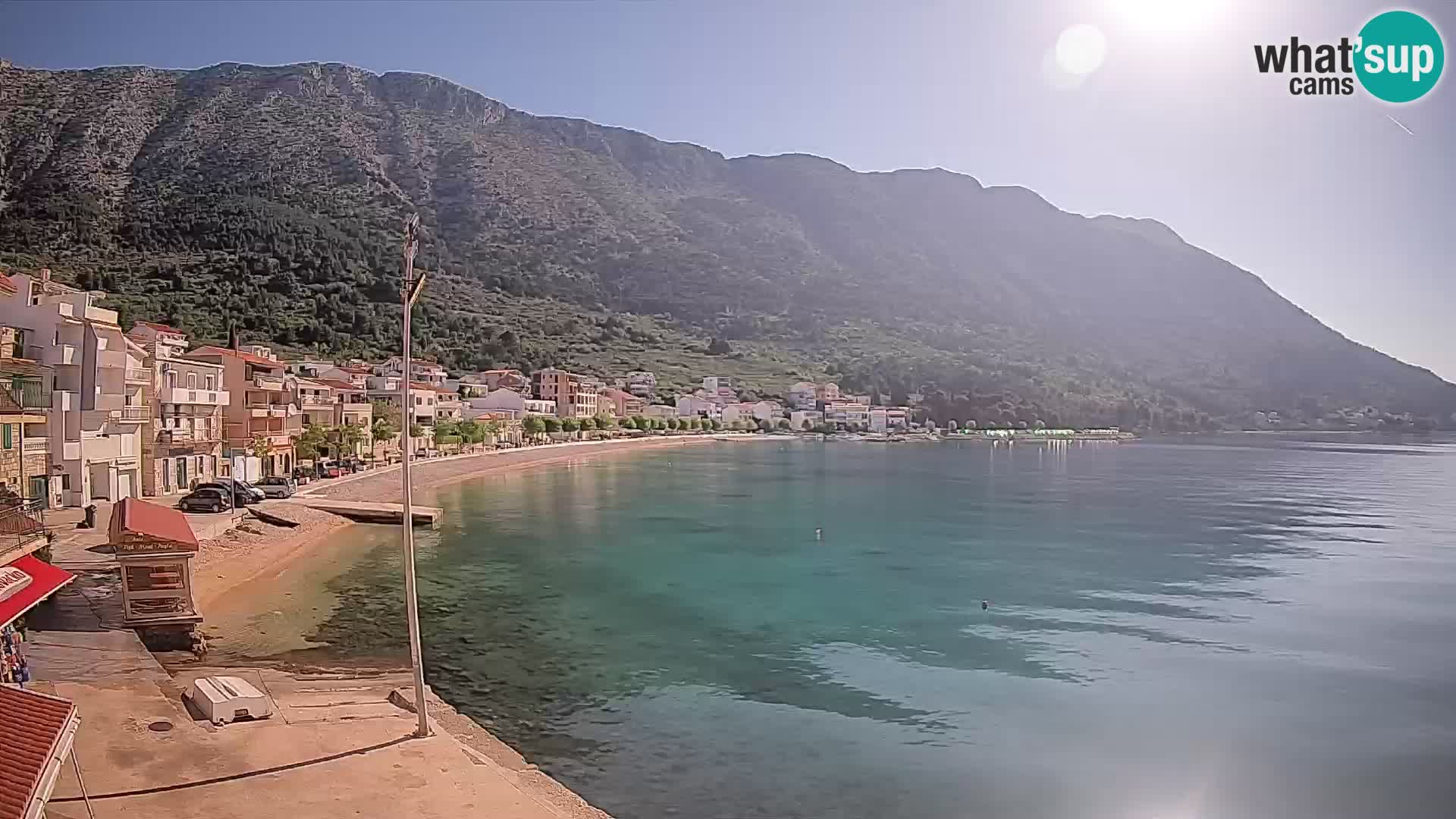 Spletna kamera Igrane – Osrednja plaža