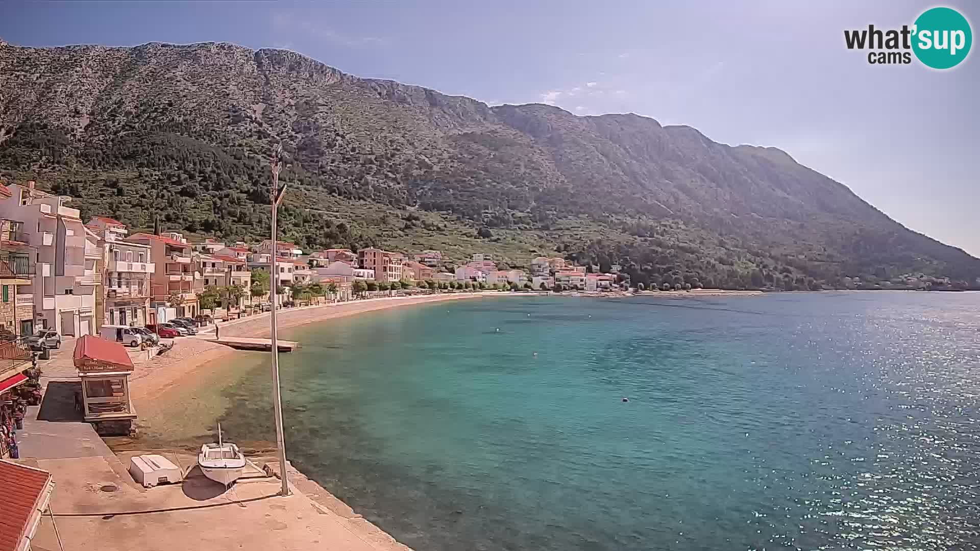 Web kamera Igrane – Središnja plaža