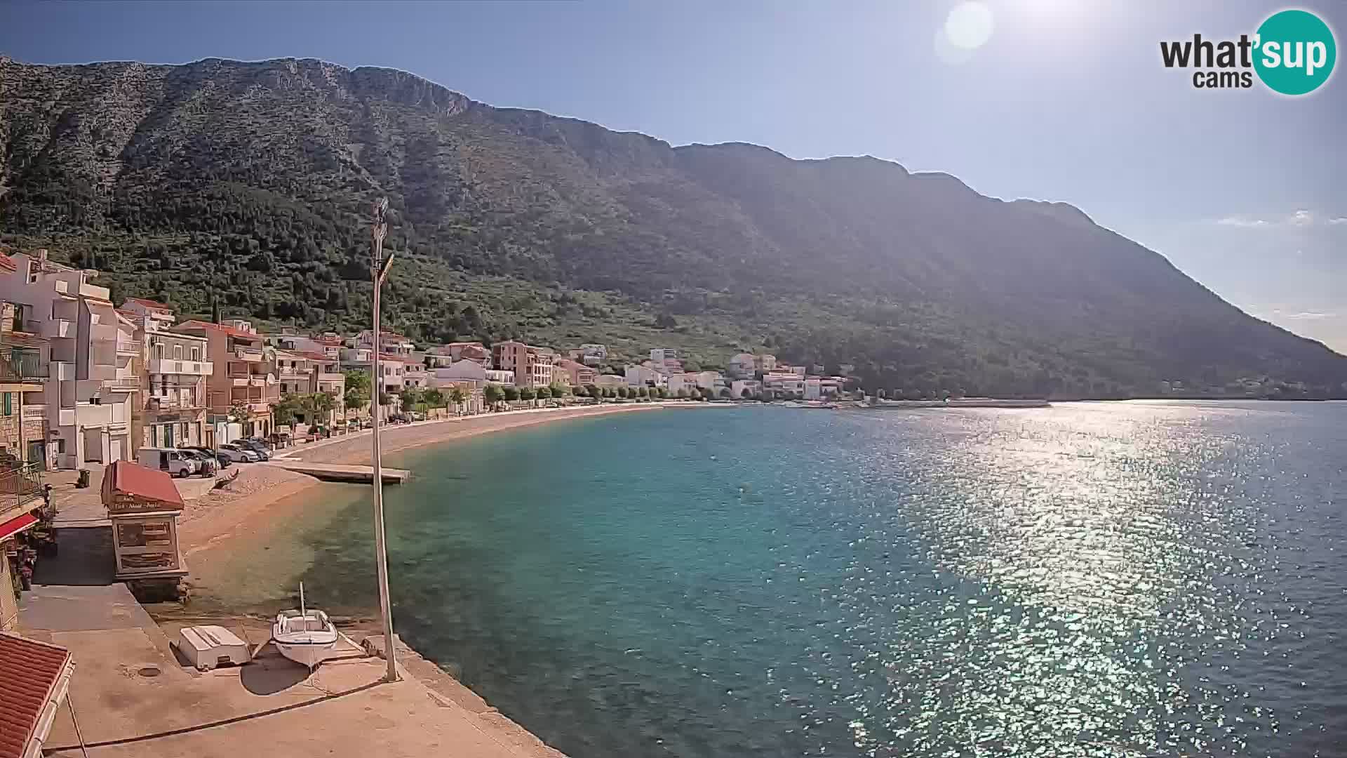 Spletna kamera Igrane – Osrednja plaža