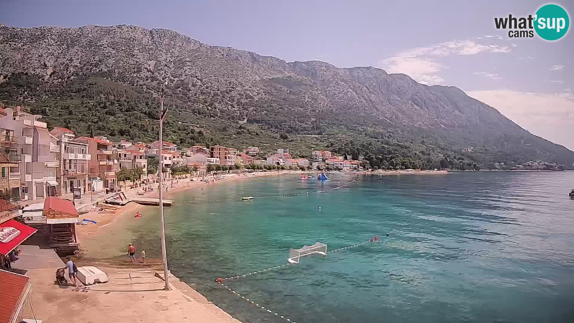 Spletna kamera Igrane – Osrednja plaža