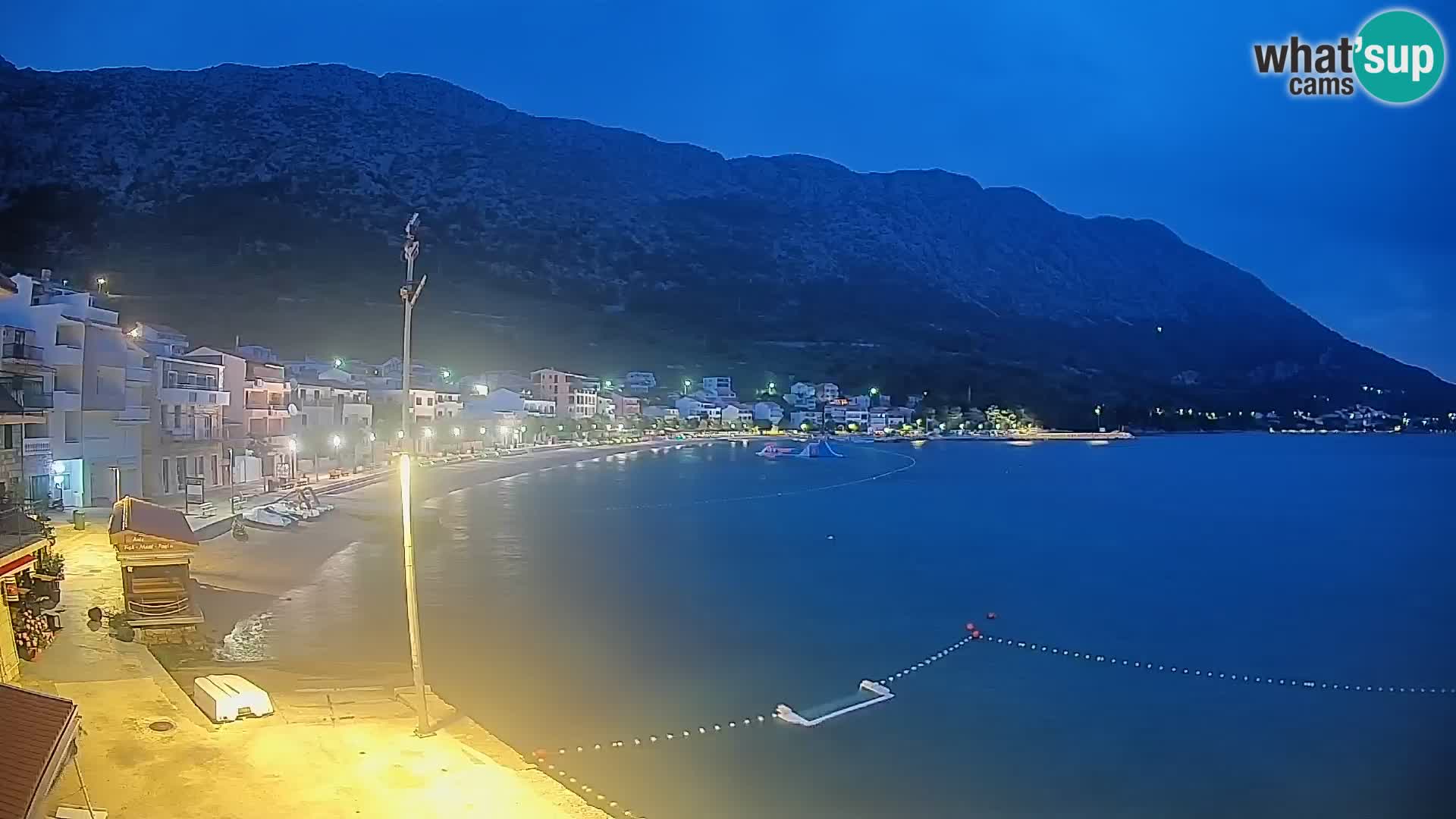Spletna kamera Igrane – Osrednja plaža