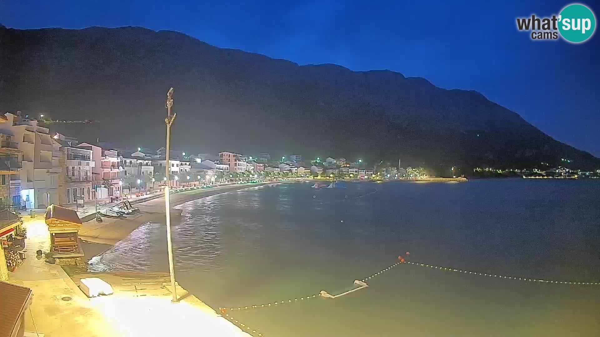 Spletna kamera Igrane – Osrednja plaža