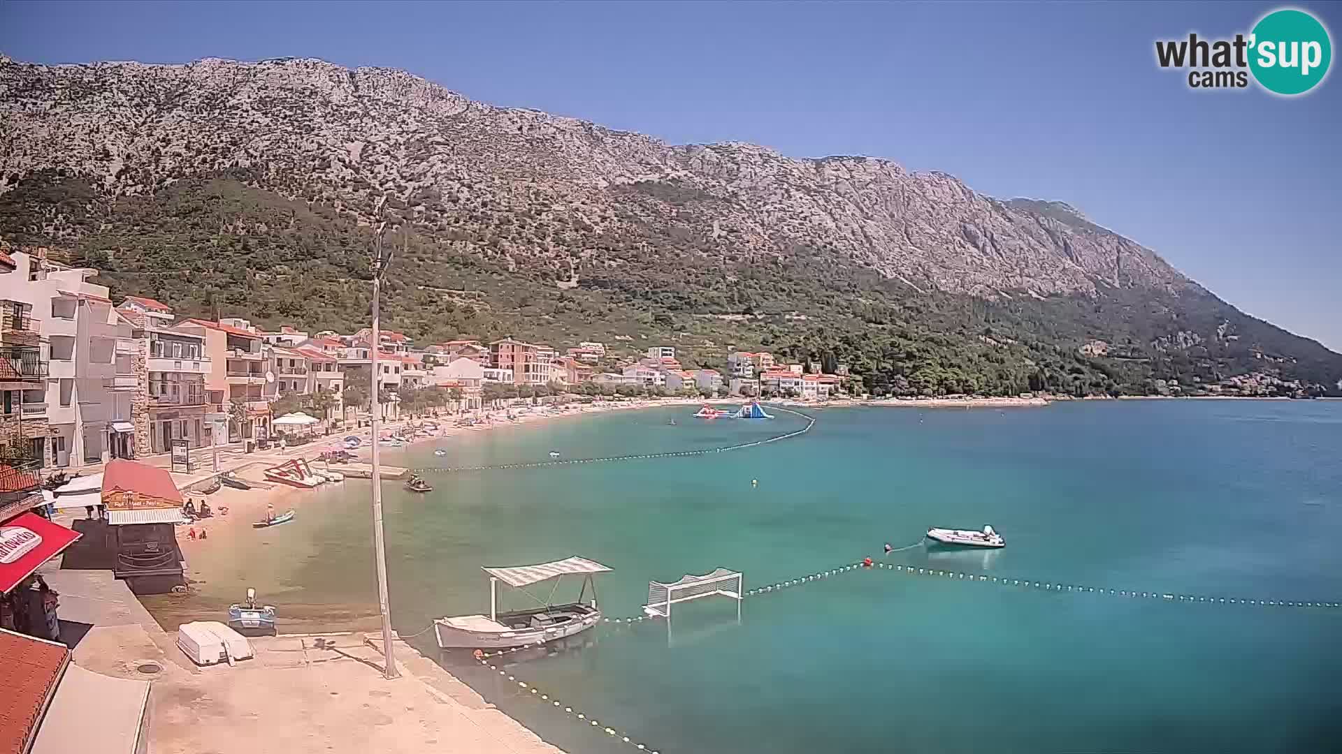 Spletna kamera Igrane – Osrednja plaža