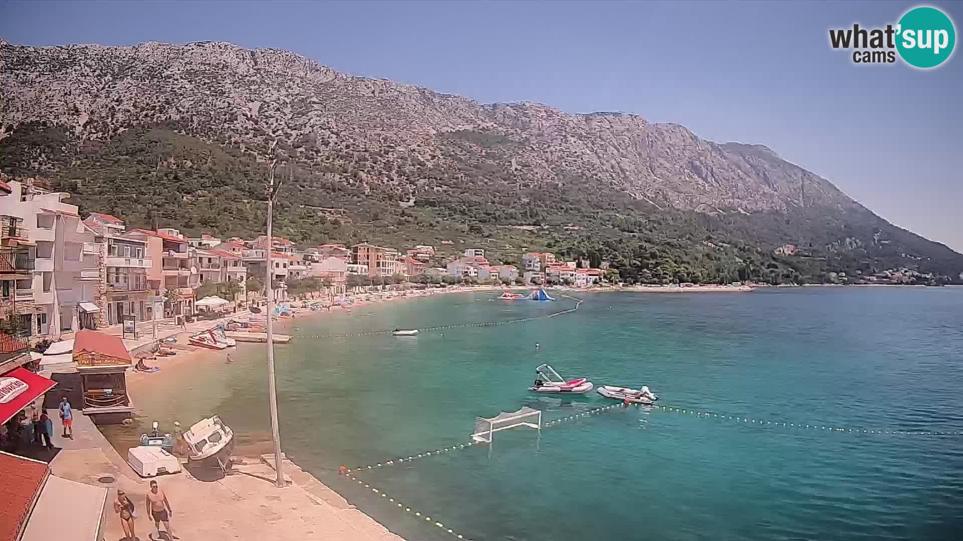 Web kamera Igrane – Središnja plaža