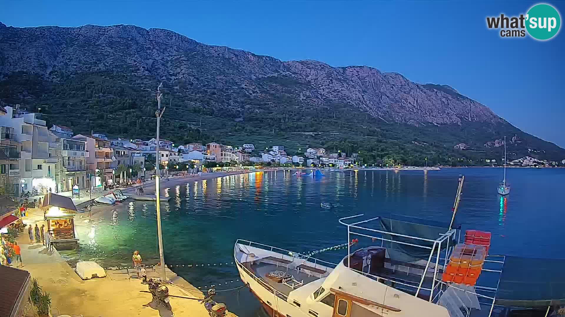 Spletna kamera Igrane – Osrednja plaža