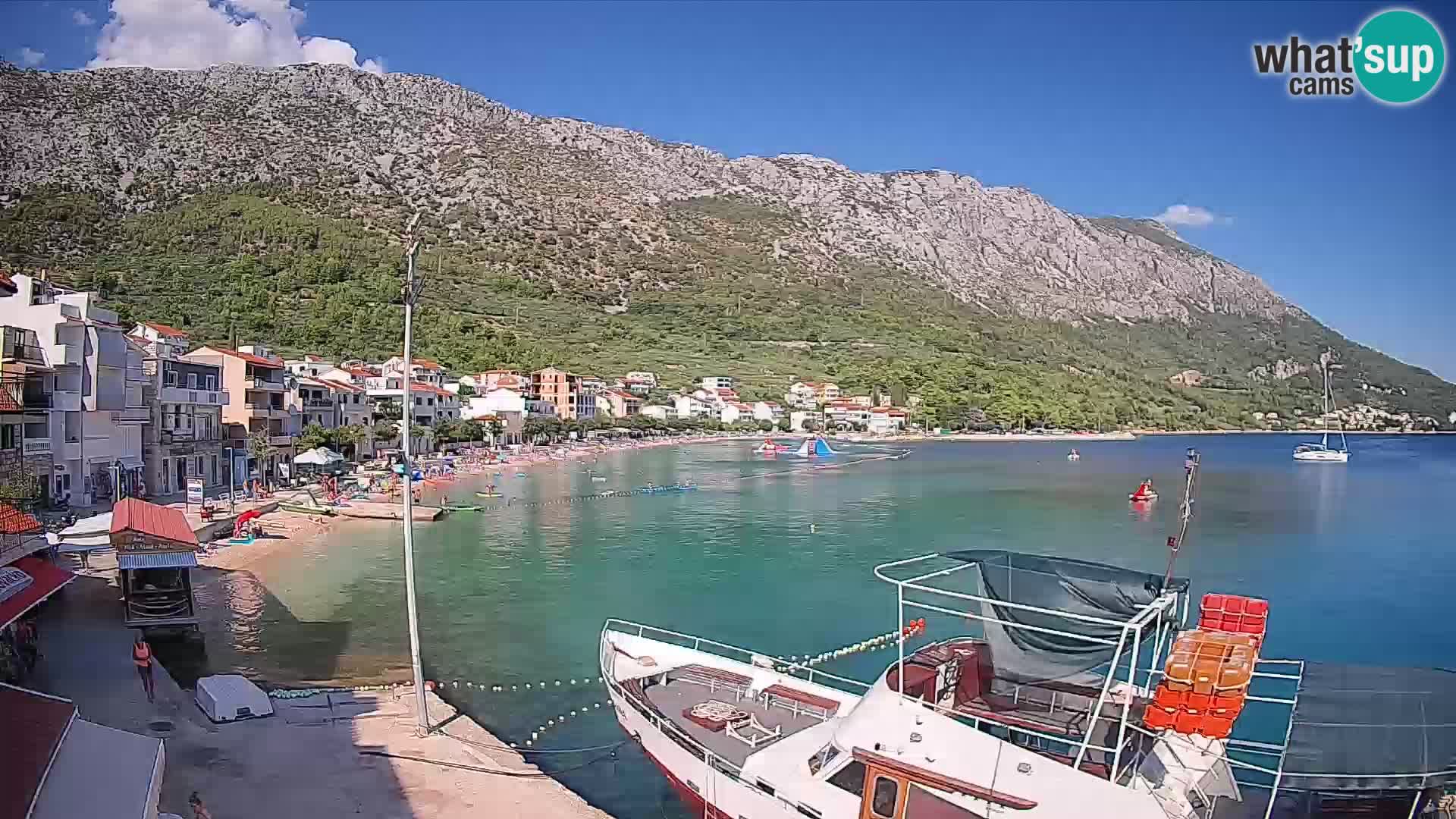 Spletna kamera Igrane – Osrednja plaža