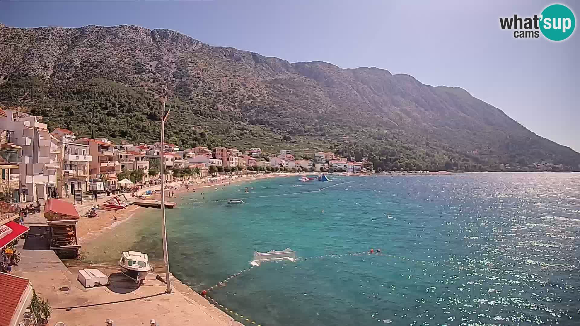 Web kamera Igrane – Središnja plaža