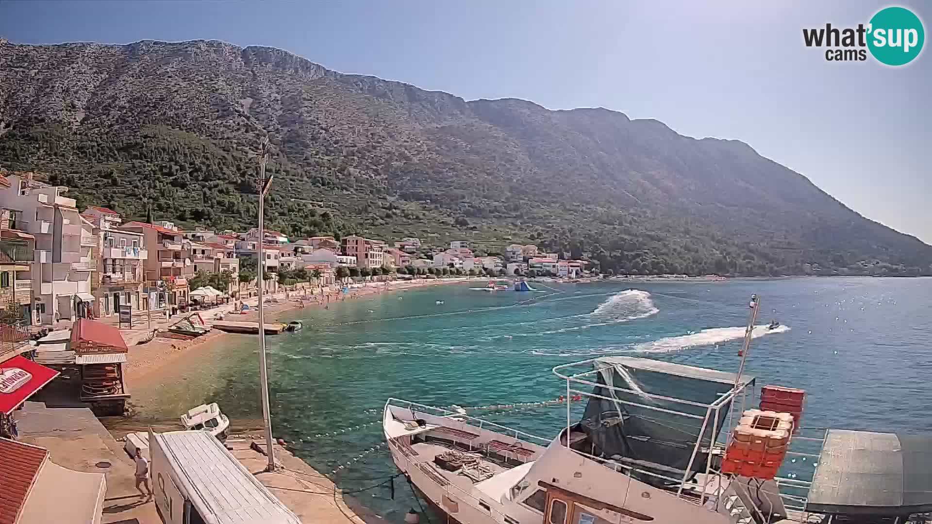 Spletna kamera Igrane – Osrednja plaža