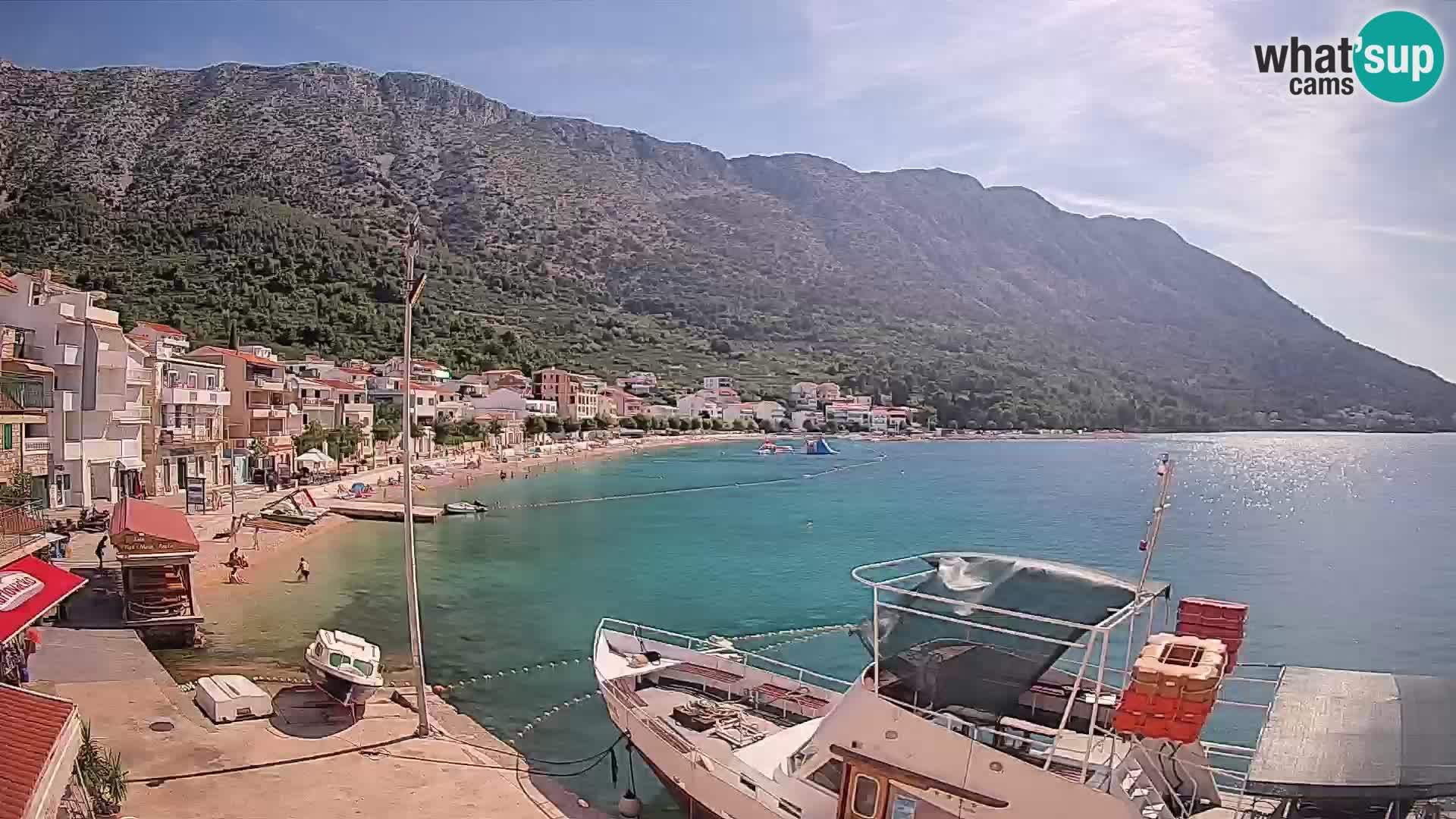 Spletna kamera Igrane – Osrednja plaža