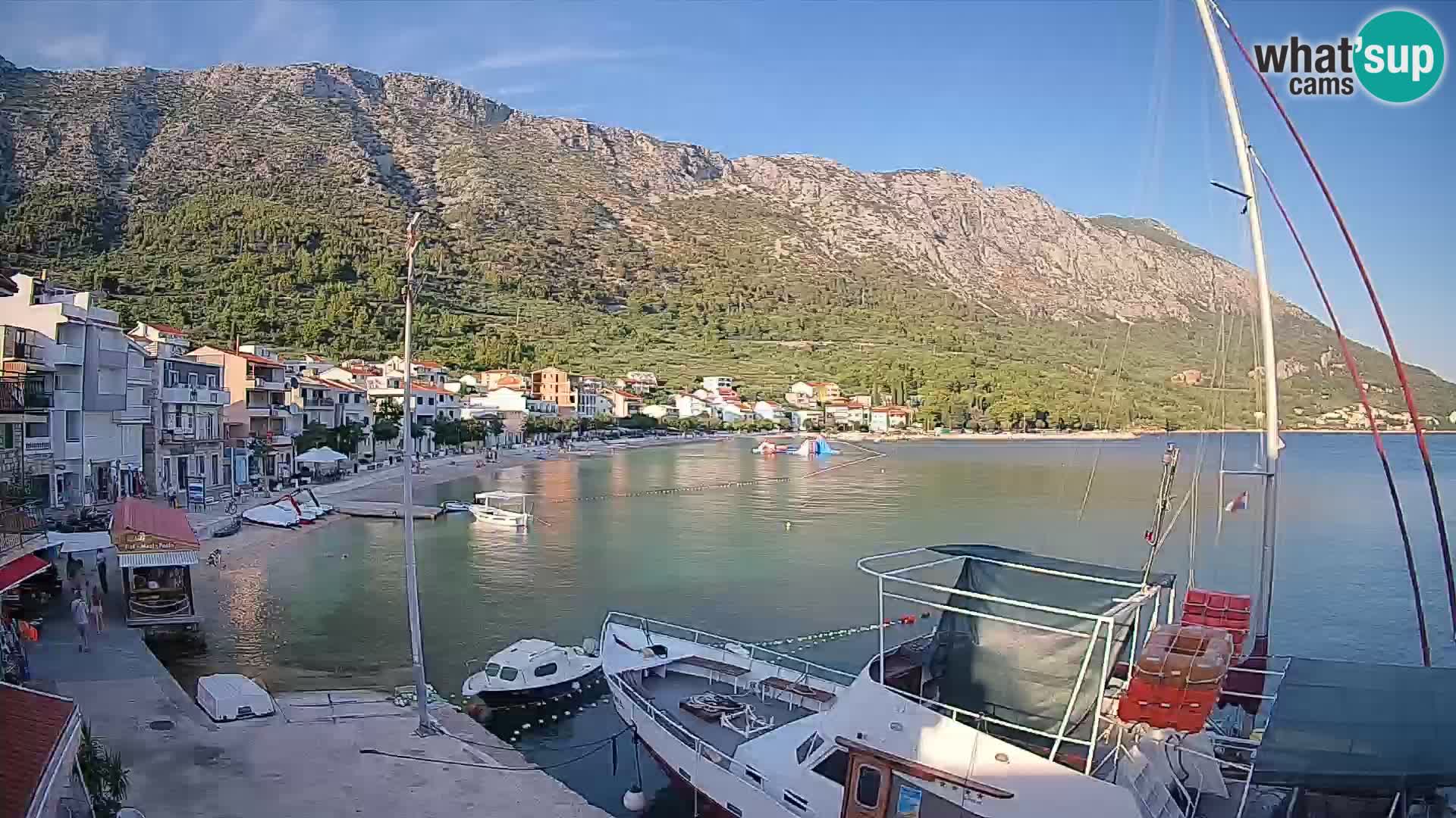 Spletna kamera Igrane – Osrednja plaža