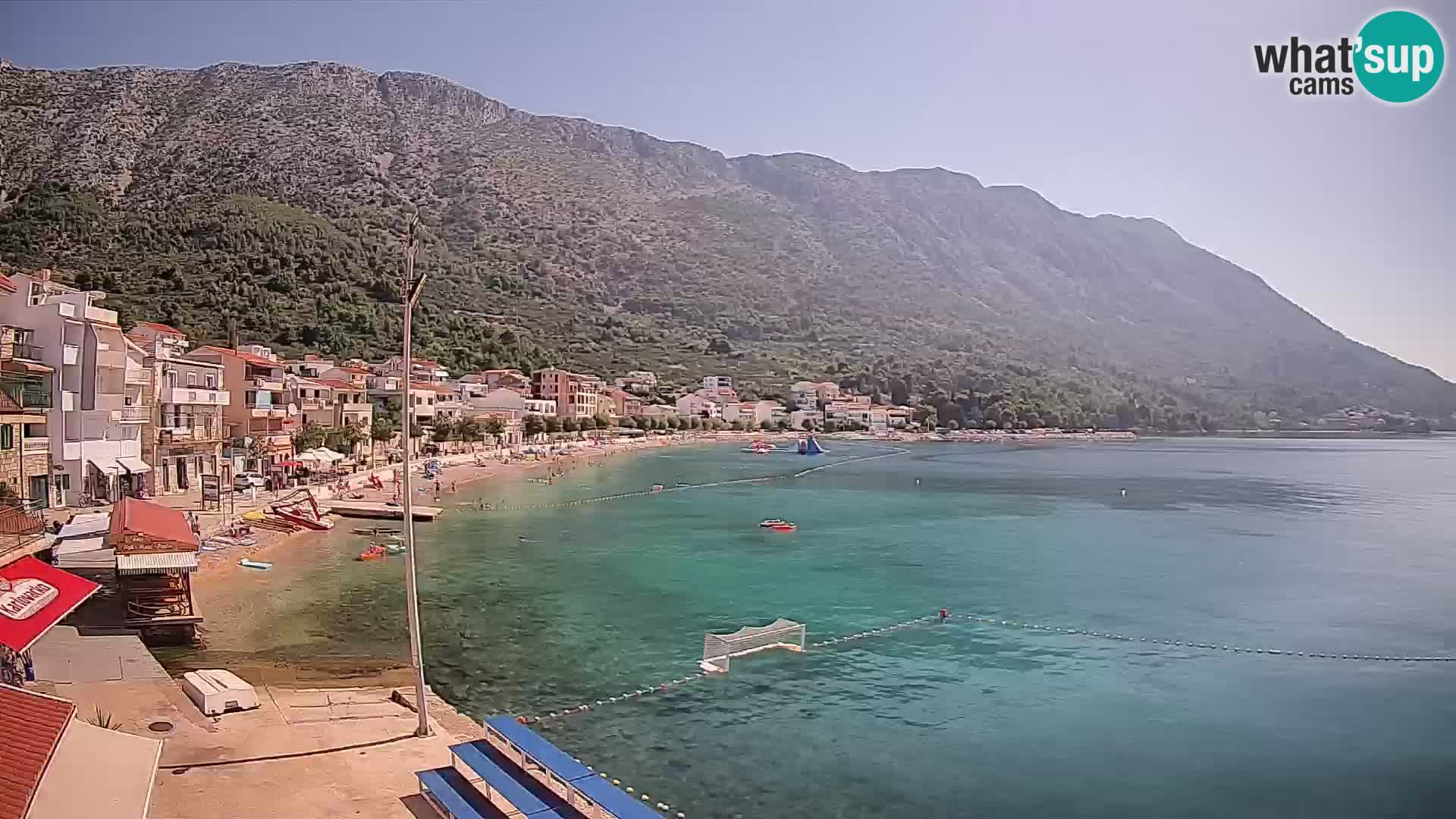 Spletna kamera Igrane – Osrednja plaža