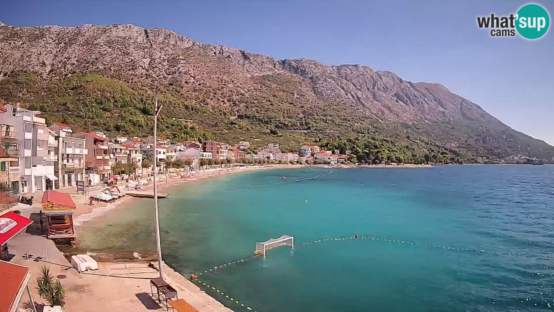 Spletna kamera Igrane – Osrednja plaža