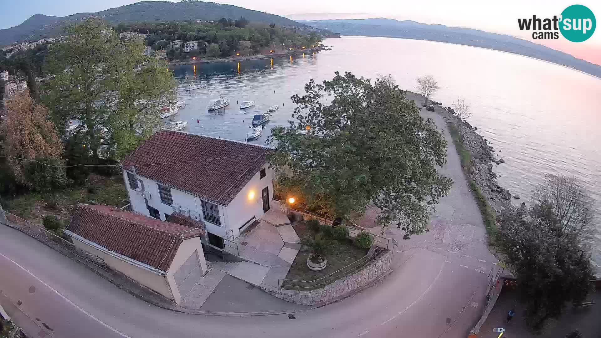 Webcam Ika Hafen – LIVE Blick auf den Hafen und die Lichter von Opatija
