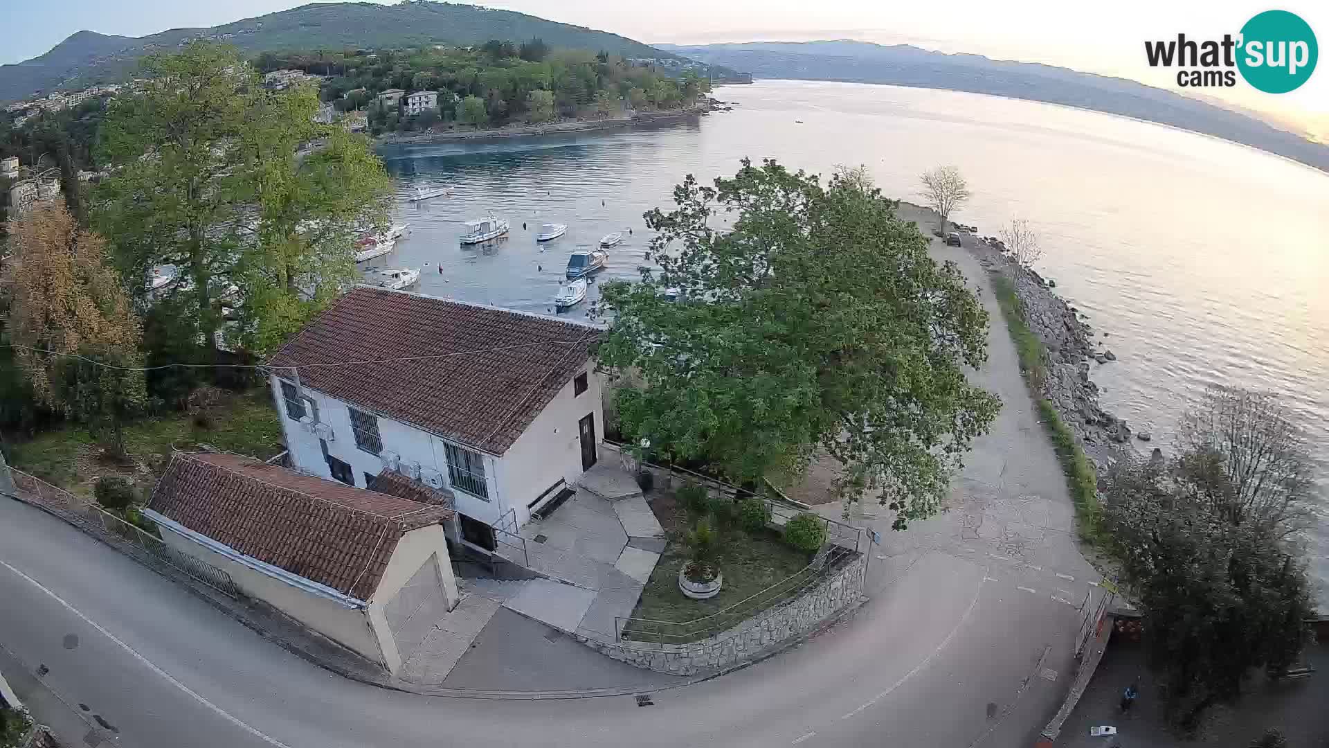 Webcam Ika Hafen – LIVE Blick auf den Hafen und die Lichter von Opatija