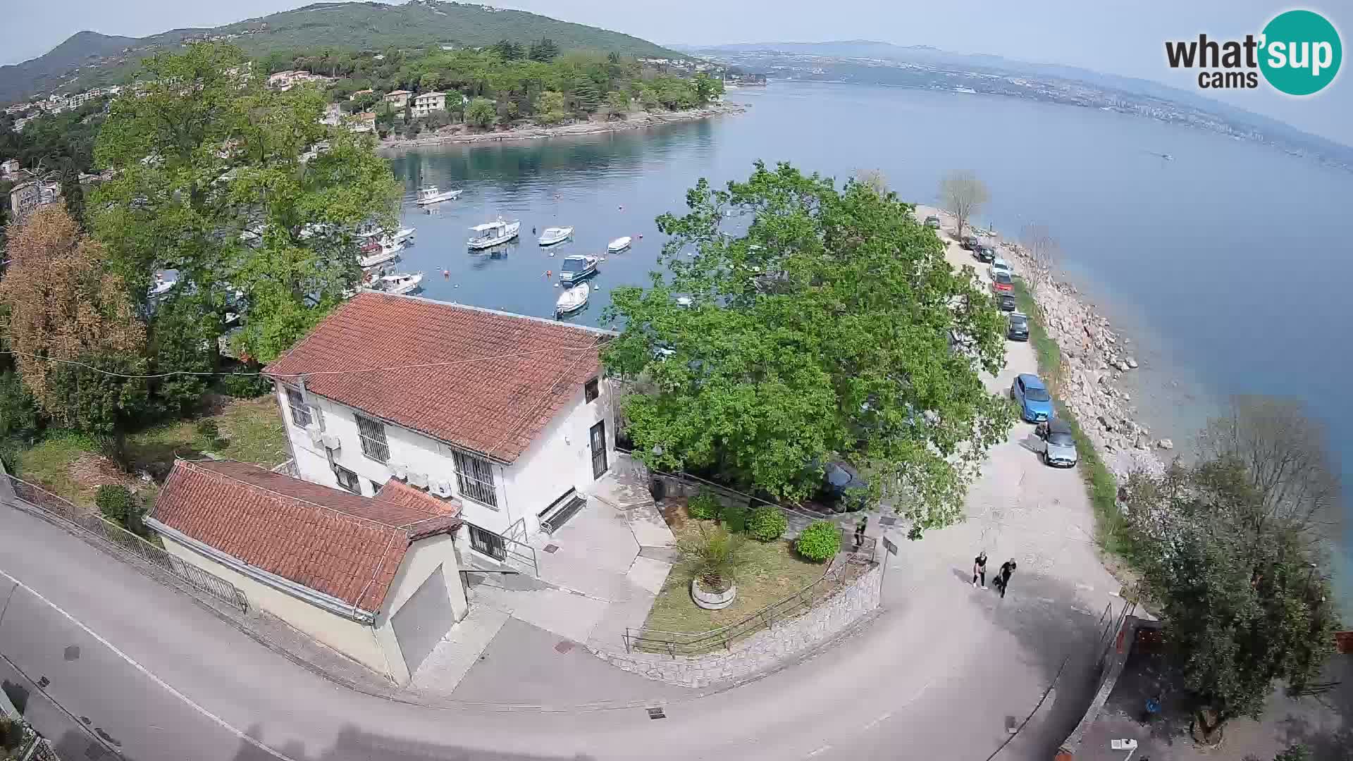 Webcam port d’Ika – Vue en direct et lumières d’Opatija