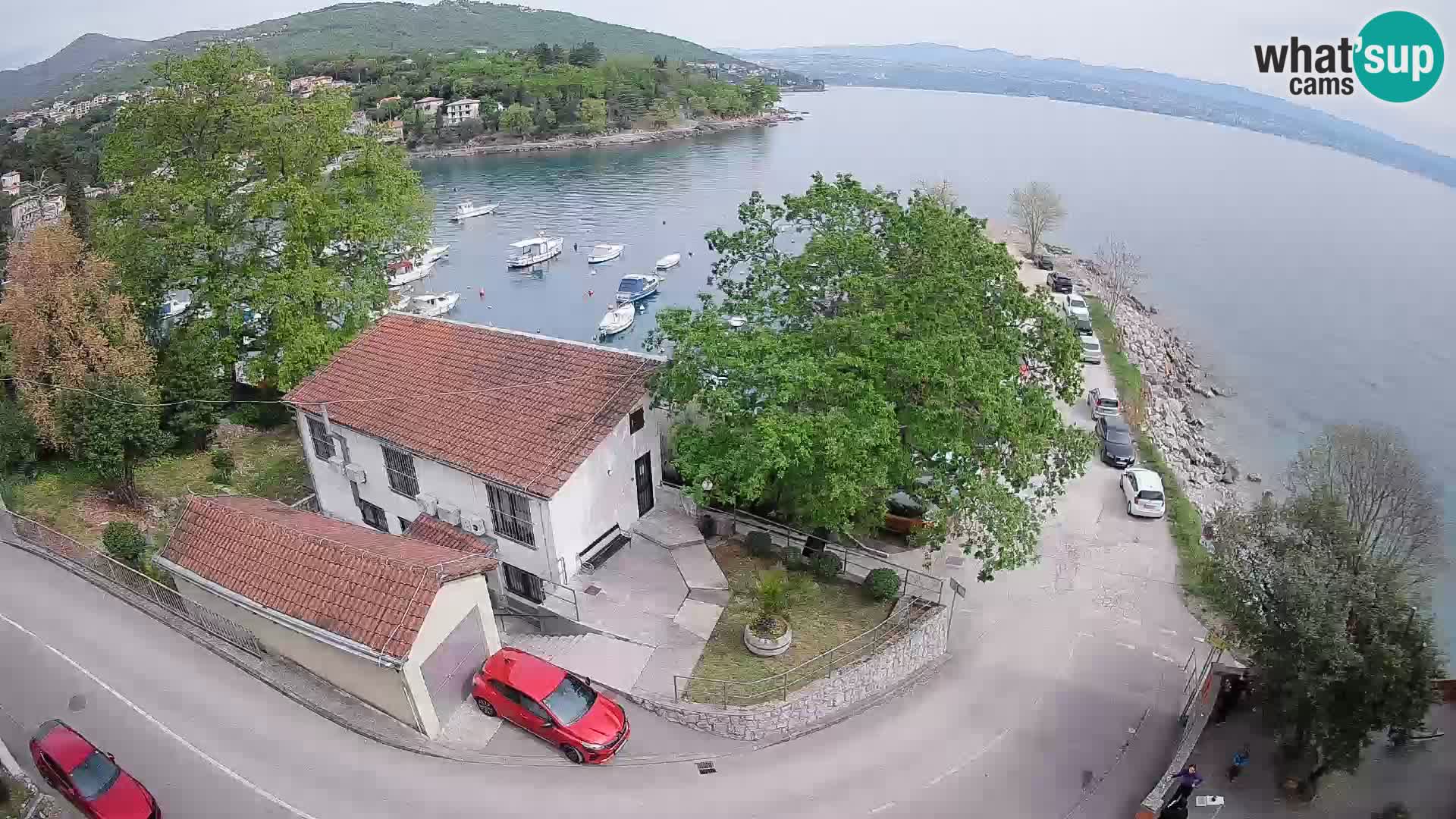 Webcam port d’Ika – Vue en direct et lumières d’Opatija
