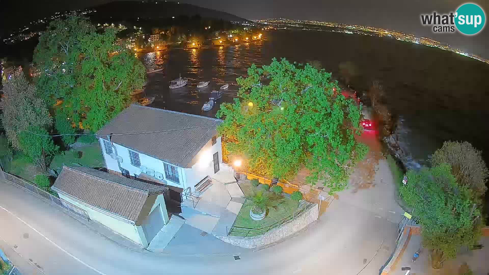 Webcam Ika Hafen – LIVE Blick auf den Hafen und die Lichter von Opatija