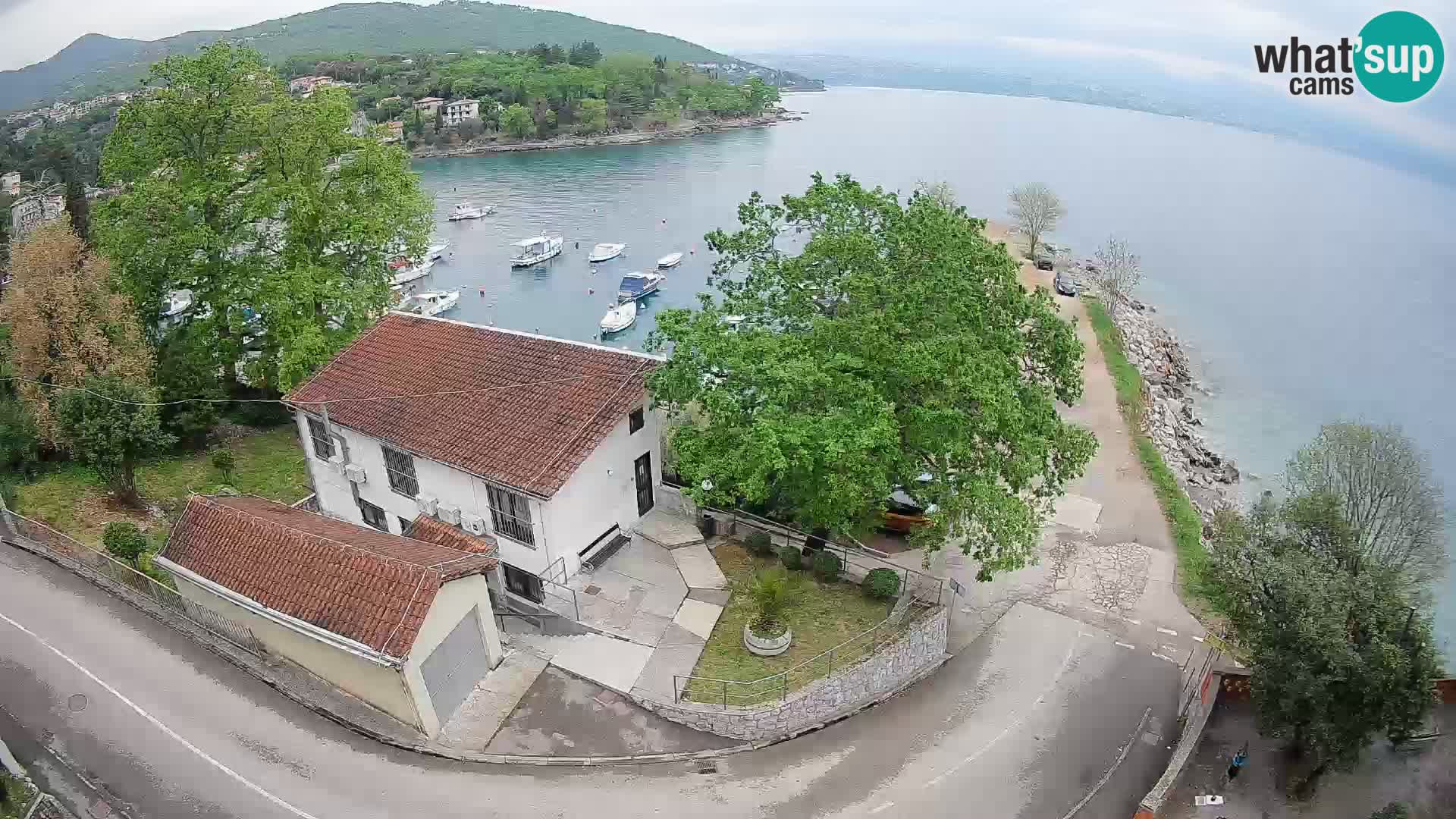 Webcam Ika Hafen – LIVE Blick auf den Hafen und die Lichter von Opatija