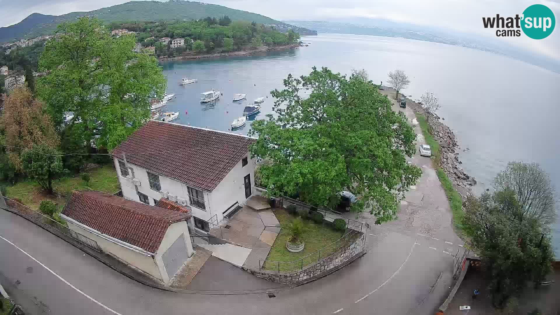 Webcam Ika Hafen – LIVE Blick auf den Hafen und die Lichter von Opatija
