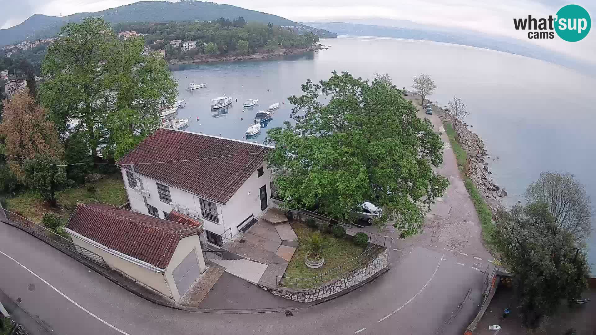 Webcam Ika Hafen – LIVE Blick auf den Hafen und die Lichter von Opatija