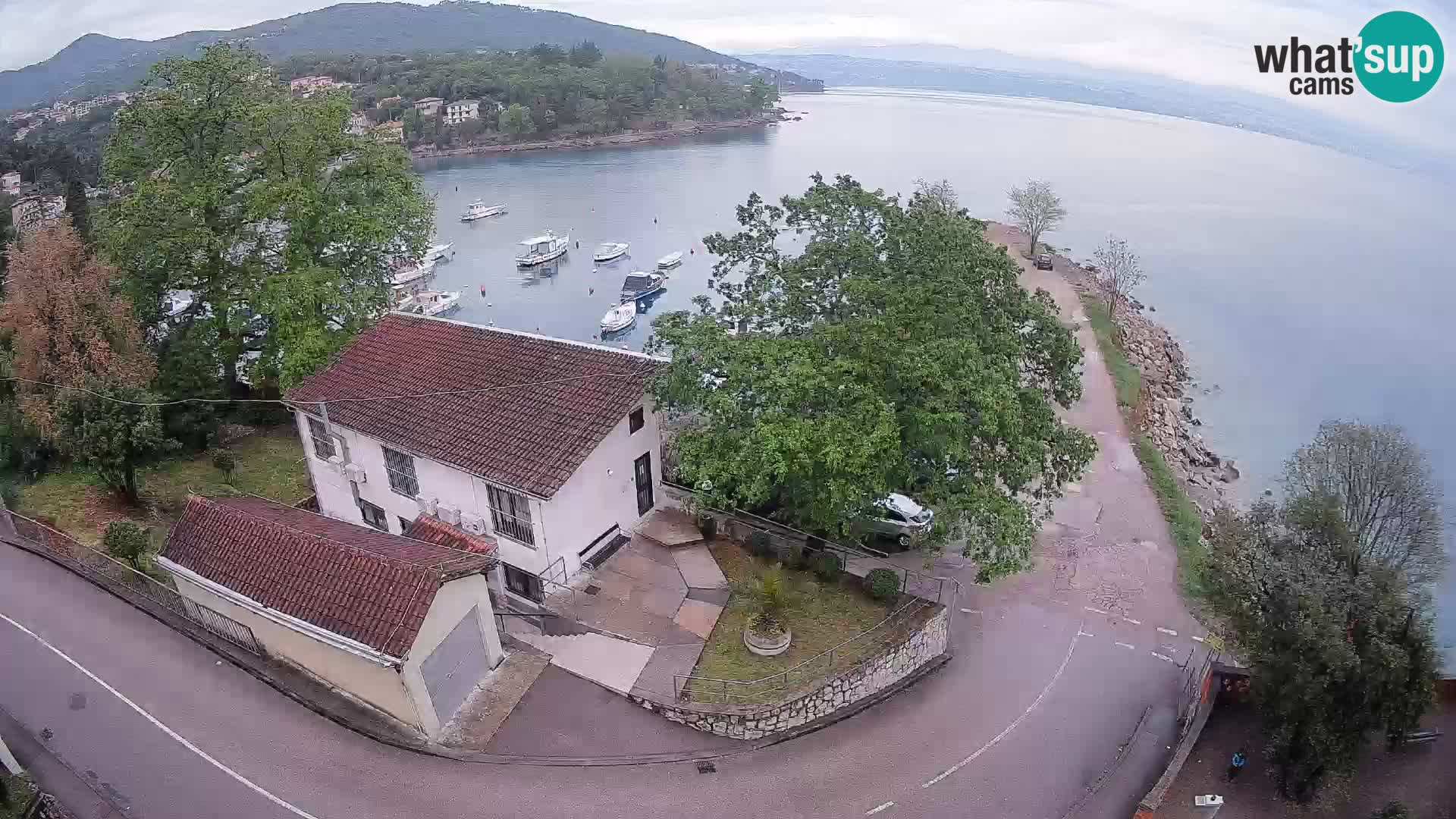 Webcam Ika Hafen – LIVE Blick auf den Hafen und die Lichter von Opatija