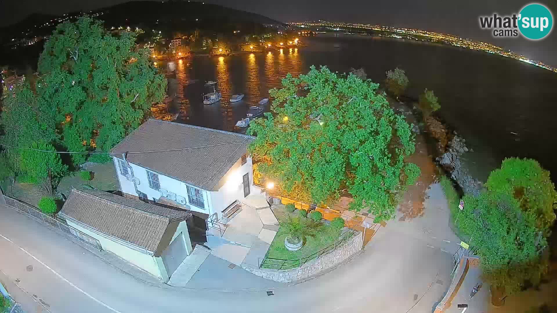 Webcam Ika Hafen – LIVE Blick auf den Hafen und die Lichter von Opatija