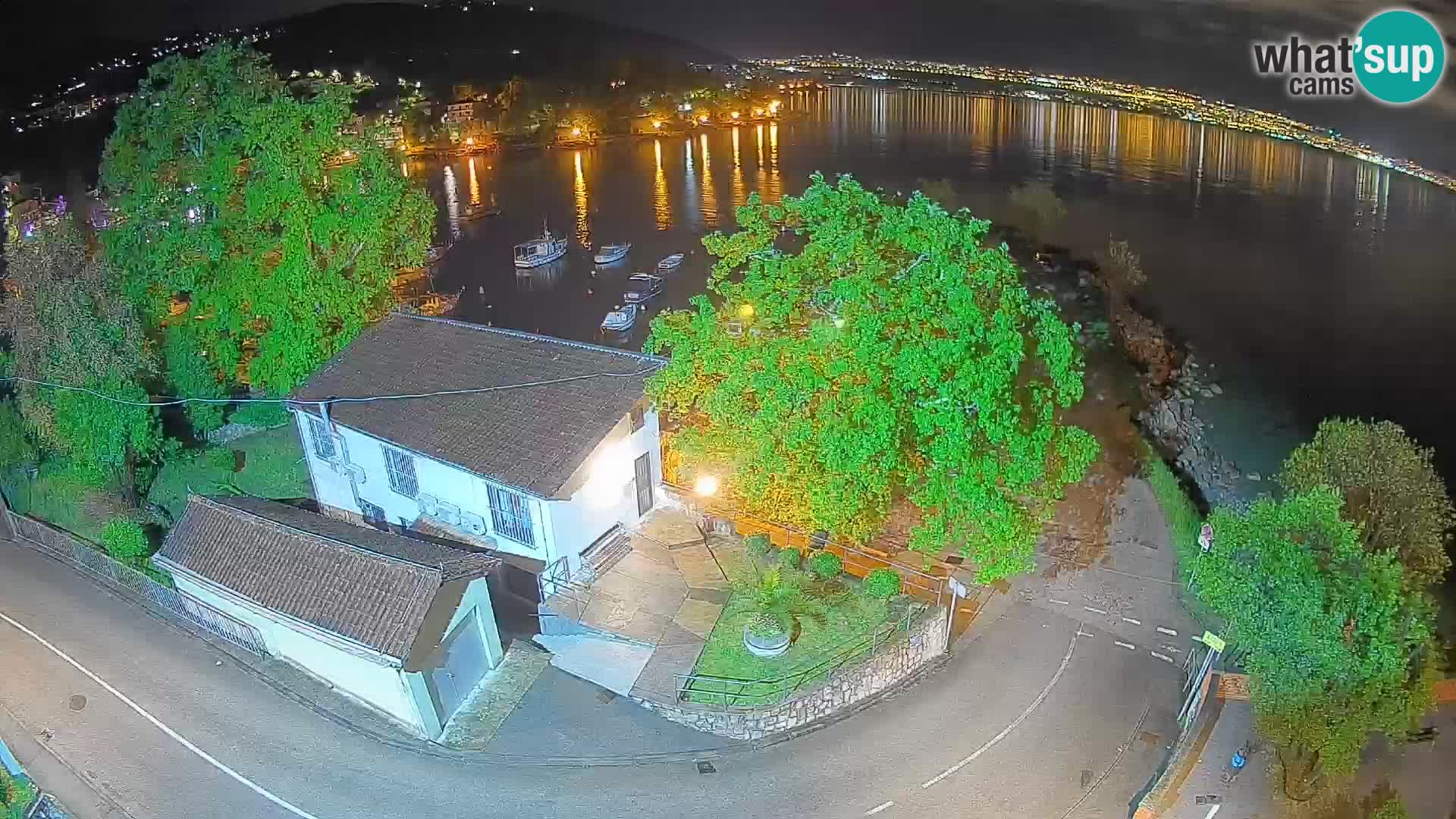 Webcam Ika Hafen – LIVE Blick auf den Hafen und die Lichter von Opatija