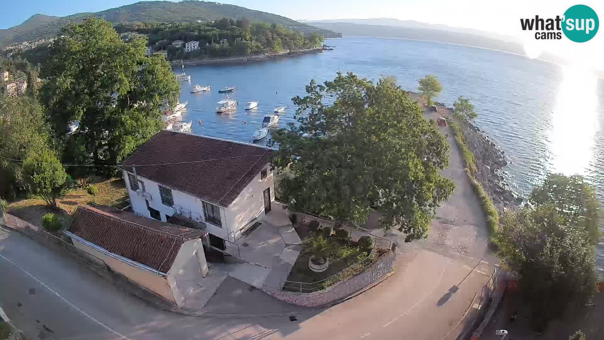 Webcam Ika Hafen – LIVE Blick auf den Hafen und die Lichter von Opatija