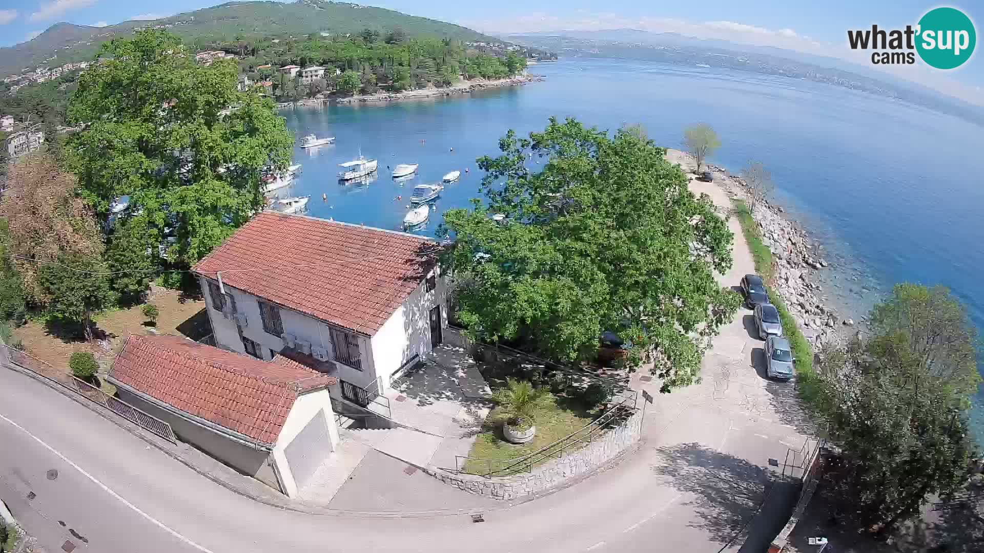 Webcam Ika Hafen – LIVE Blick auf den Hafen und die Lichter von Opatija