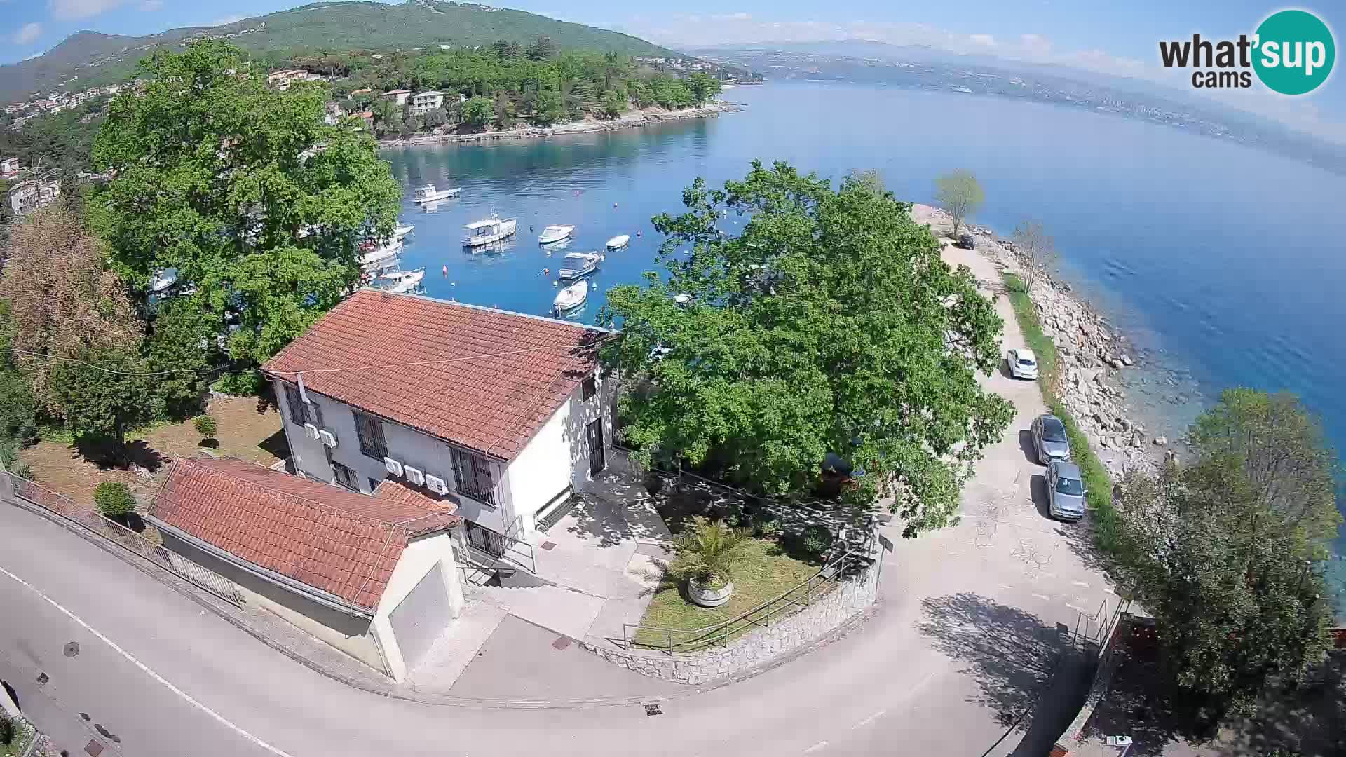 Webcam Ika Hafen – LIVE Blick auf den Hafen und die Lichter von Opatija