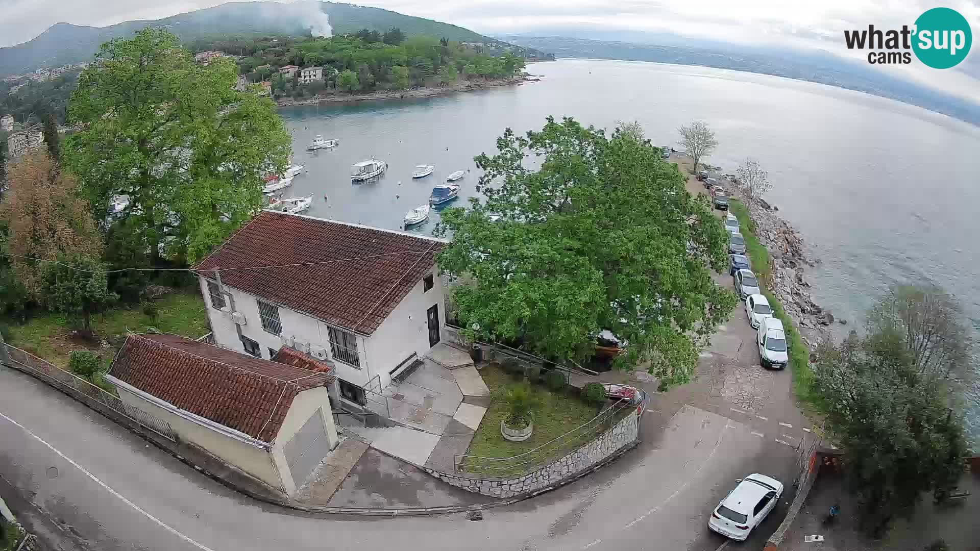Webcam port d’Ika – Vue en direct et lumières d’Opatija