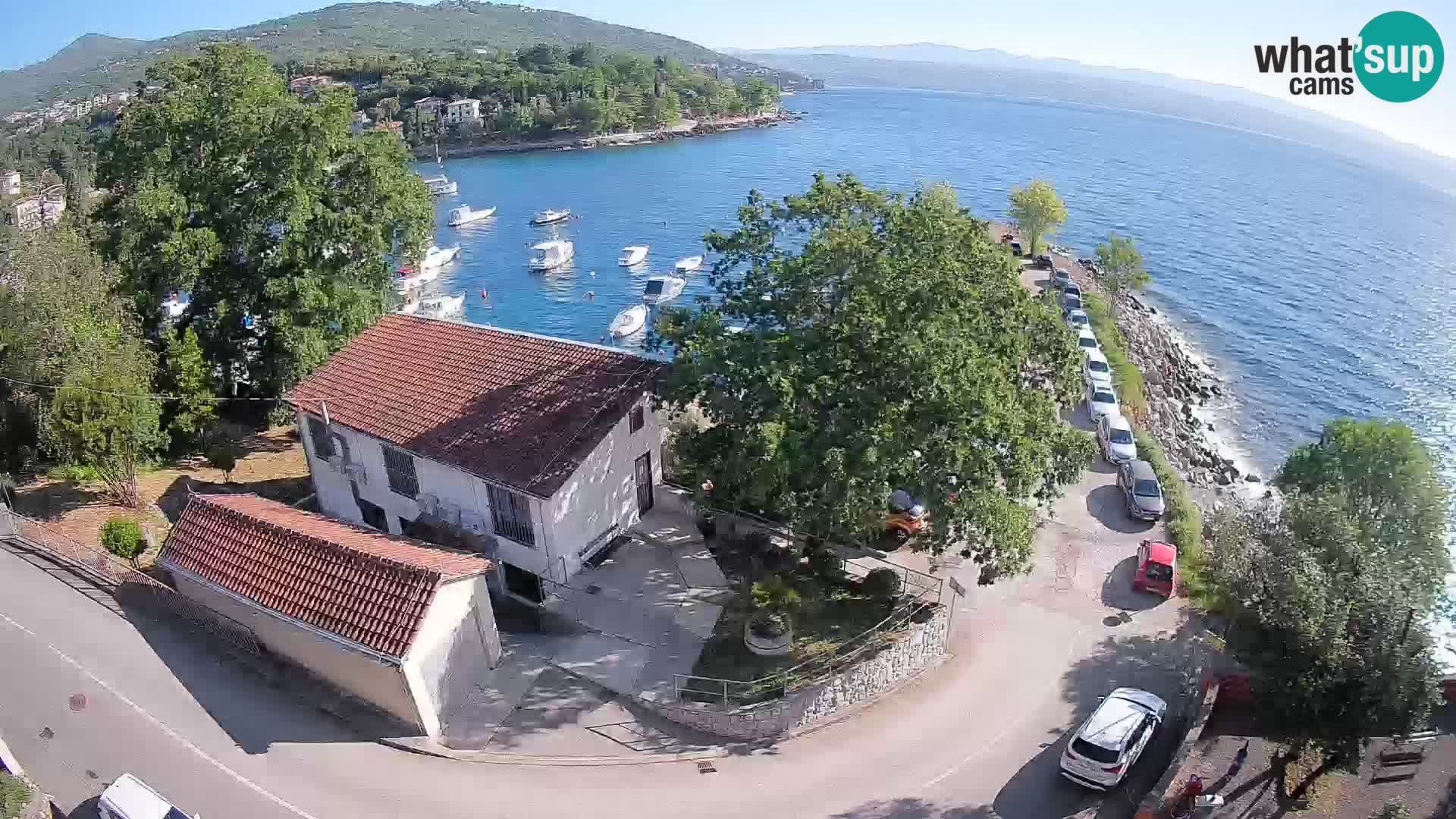 Webcam port d’Ika – Vue en direct et lumières d’Opatija