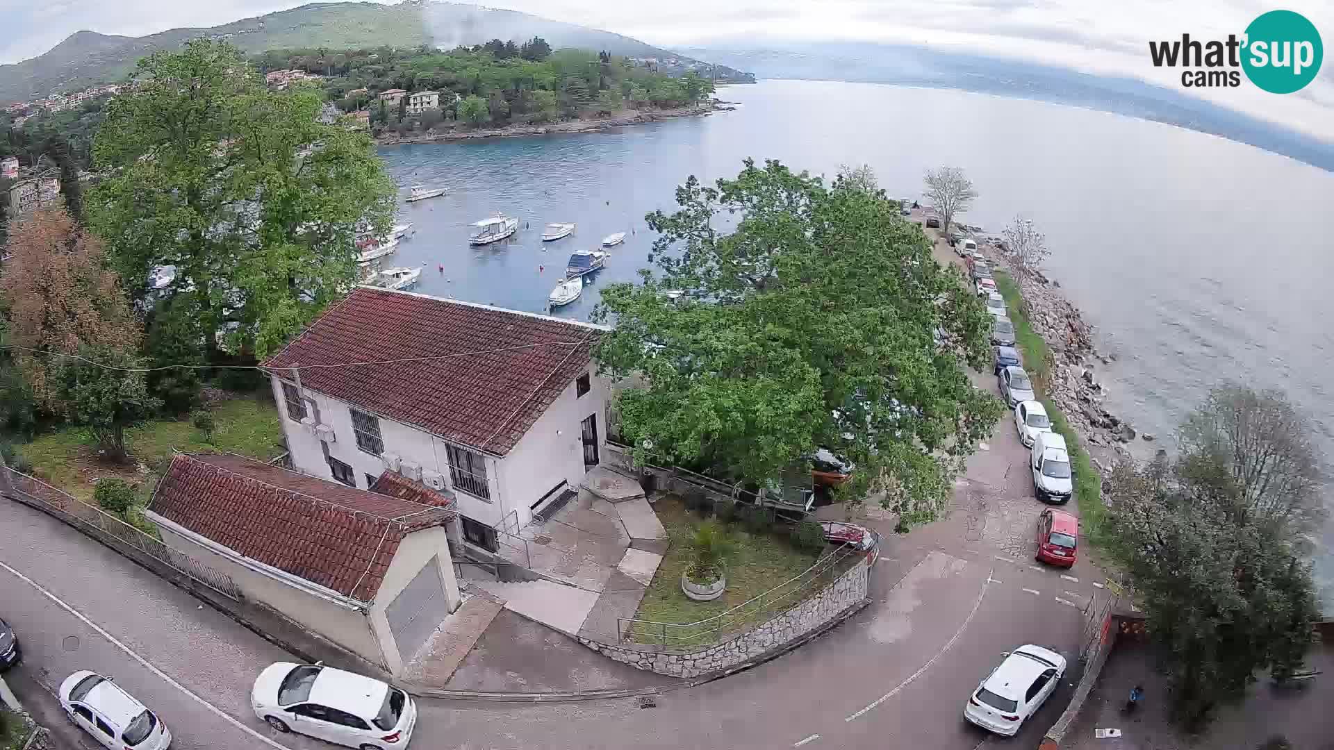 Webcam porto Ika – Vista LIVE sul porto e le luci di Opatija