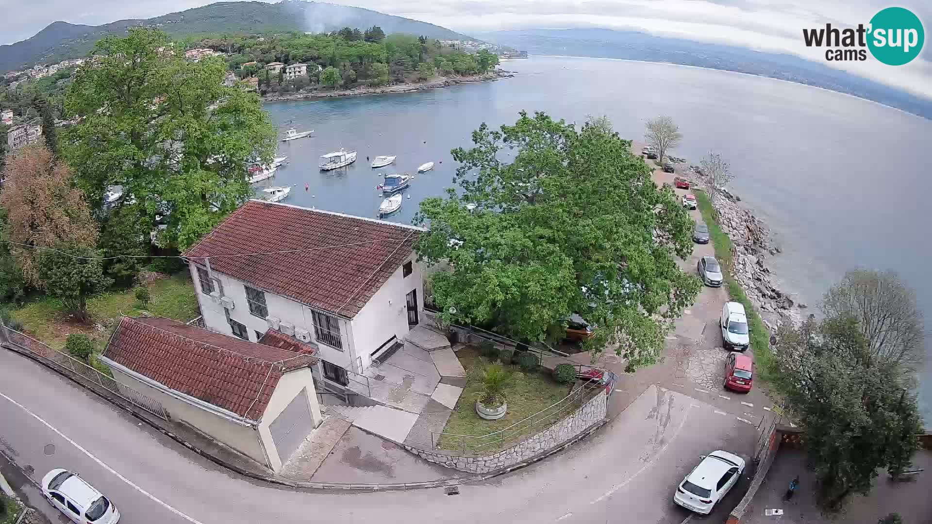 Webcam port d’Ika – Vue en direct et lumières d’Opatija