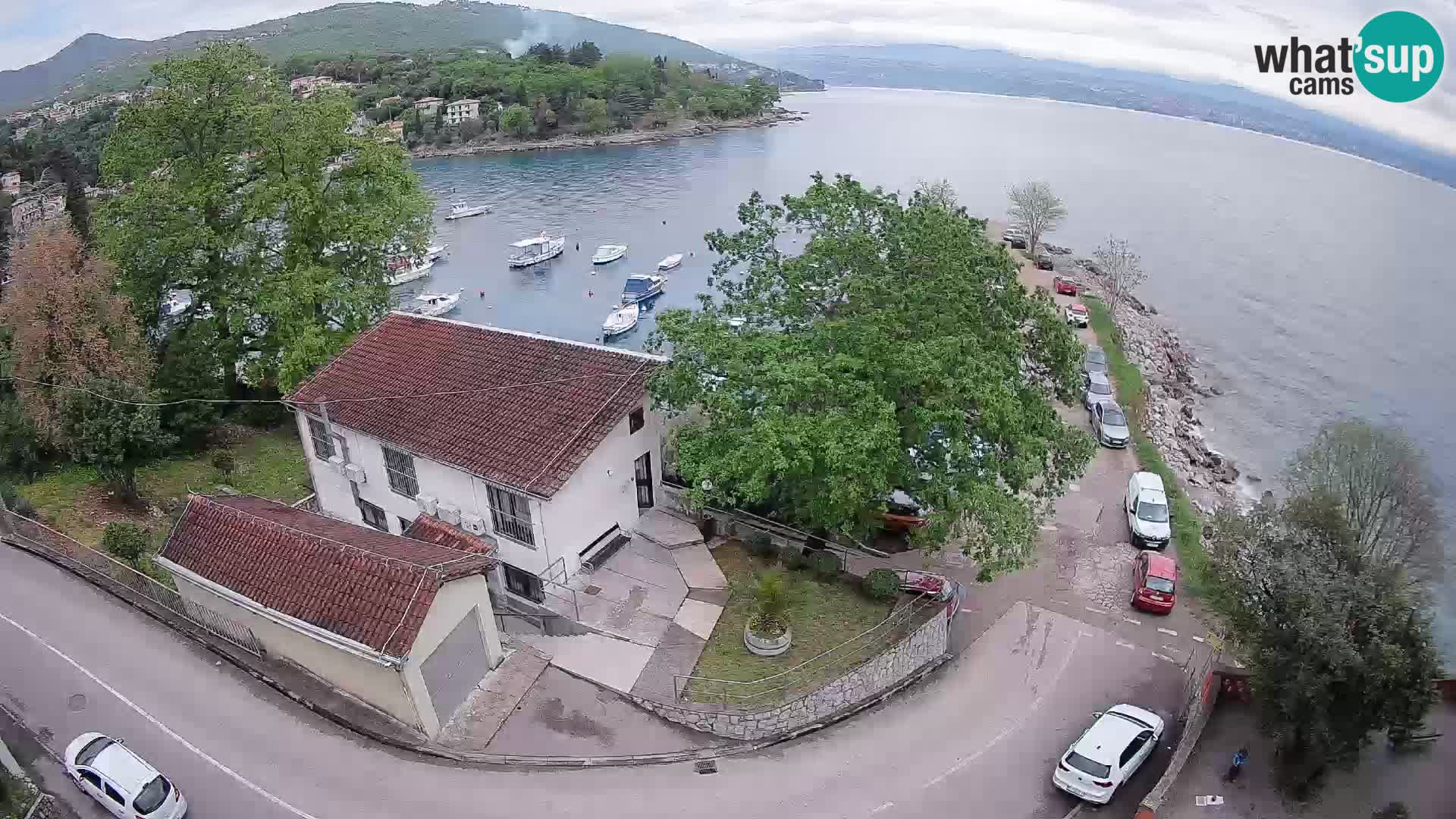 Webcam port d’Ika – Vue en direct et lumières d’Opatija