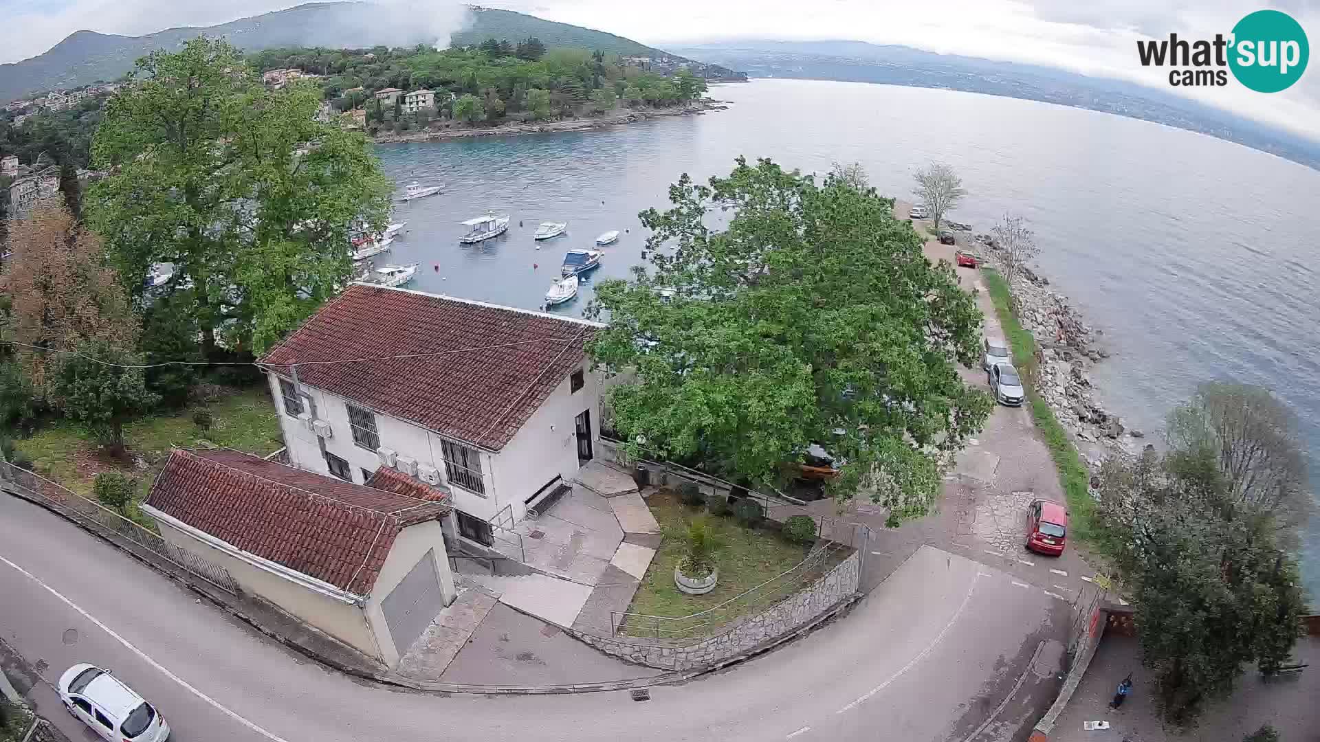 Webcam porto Ika – Vista LIVE sul porto e le luci di Opatija